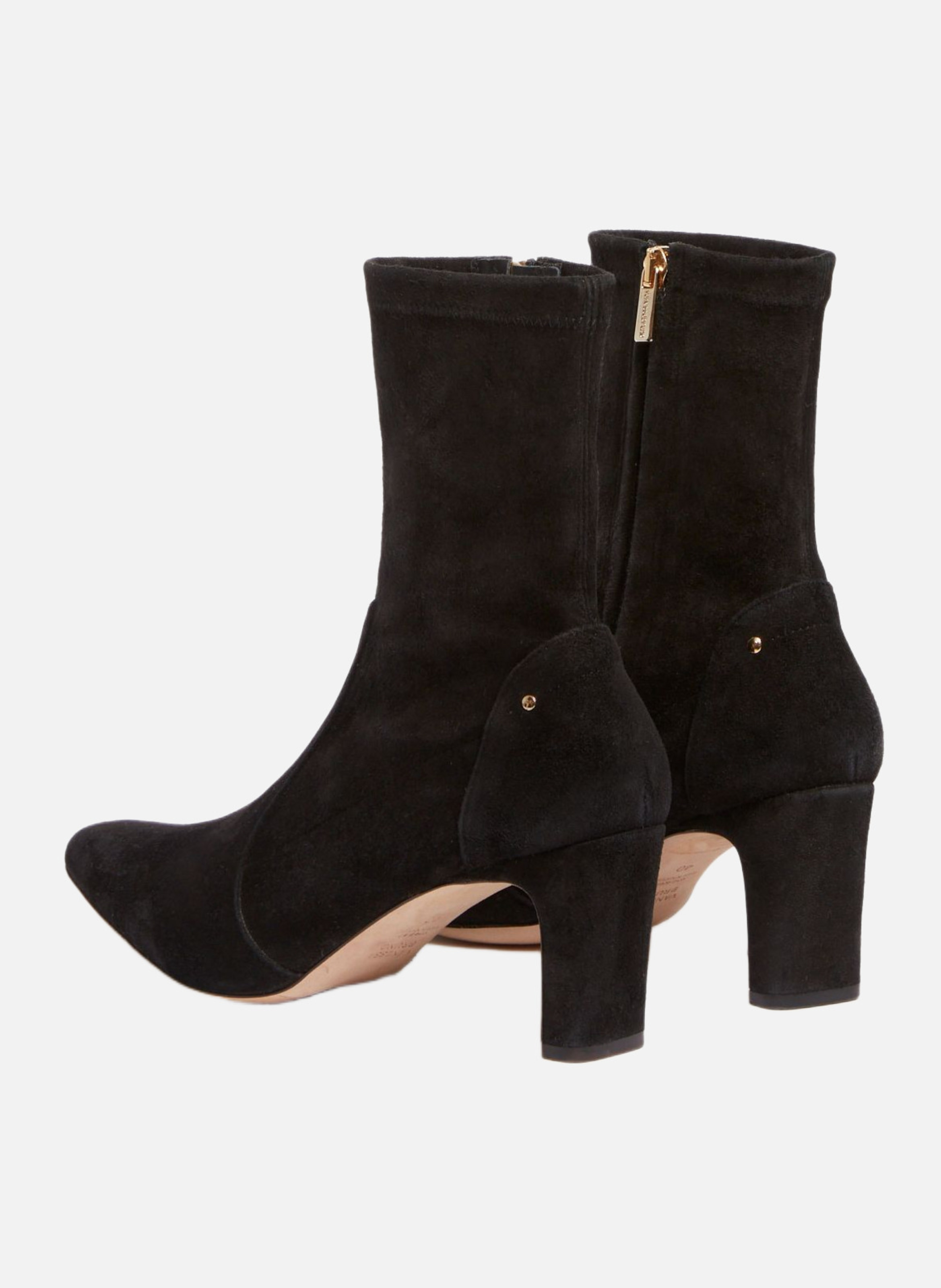 Bottines À Talon En Cuir VANESSA BRUNO Noir