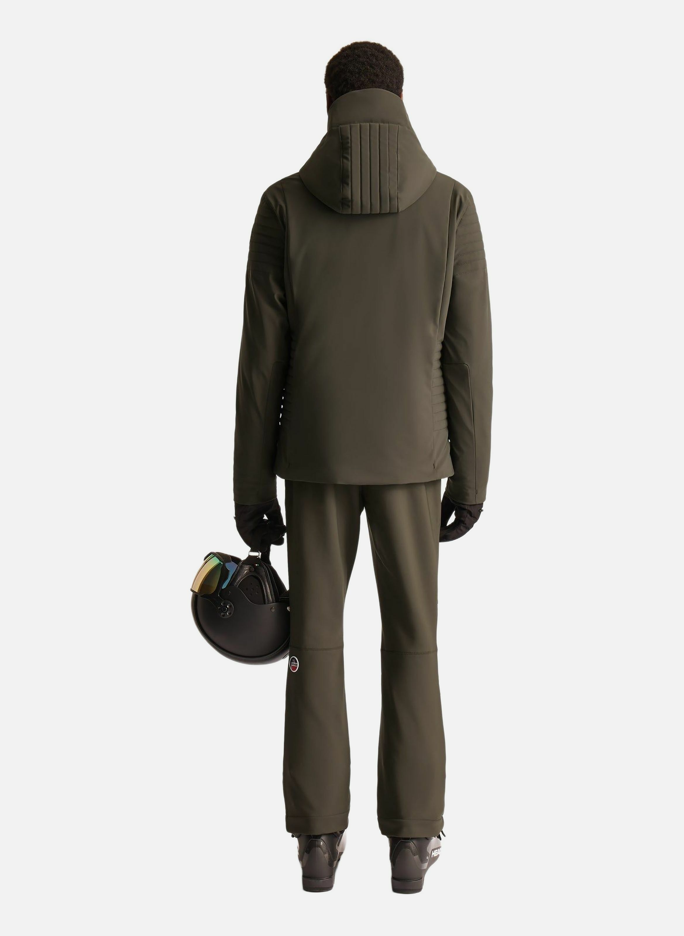 Veste de ski power col montant coupe regular FUSALP Vert