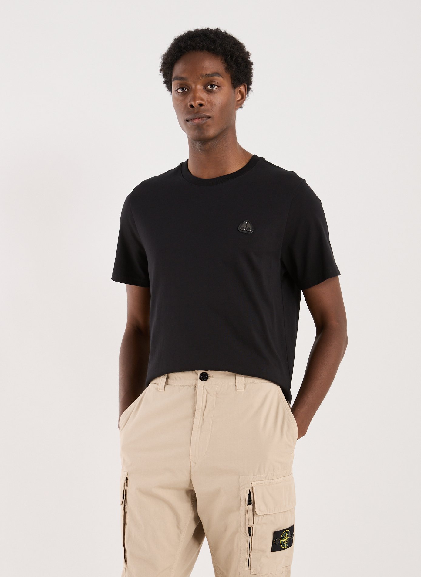 MOOSE KNUCKLES T-shirt en coton Noir