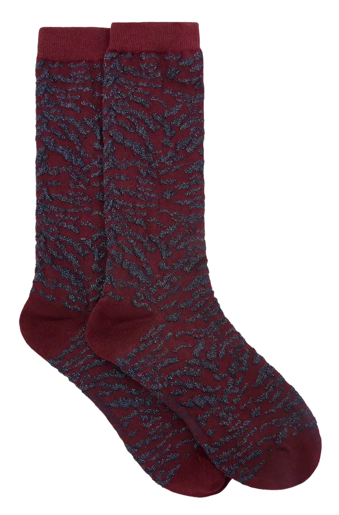 Chaussettes en maille jacquard ifari ESSENTIEL ANTWERP Rouge