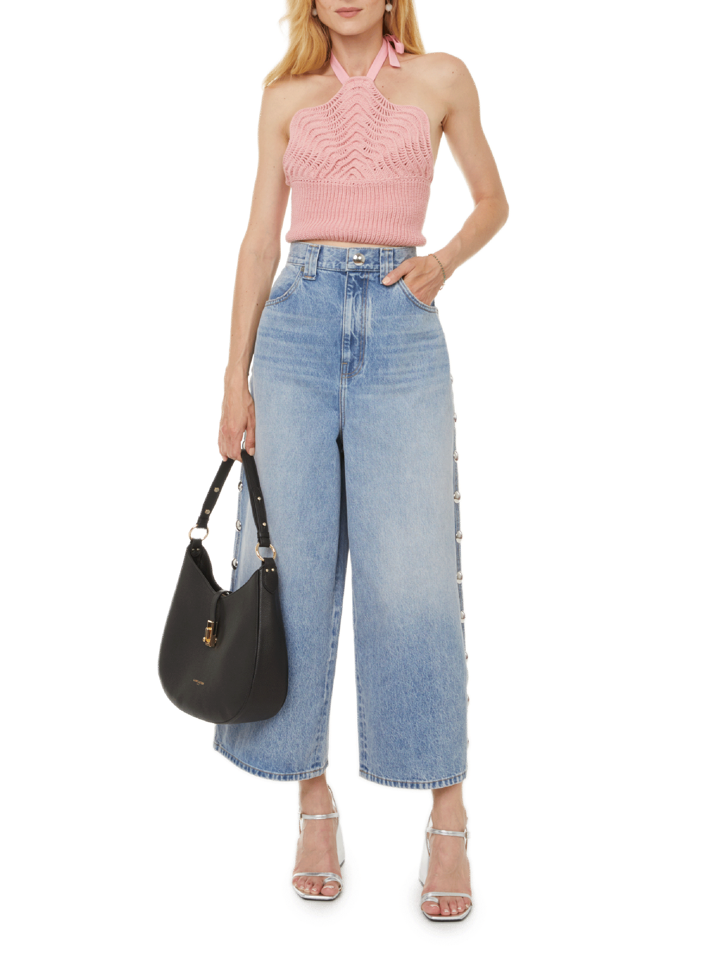 Bague détails cristaux AU PRINTEMPS PARIS Rouge