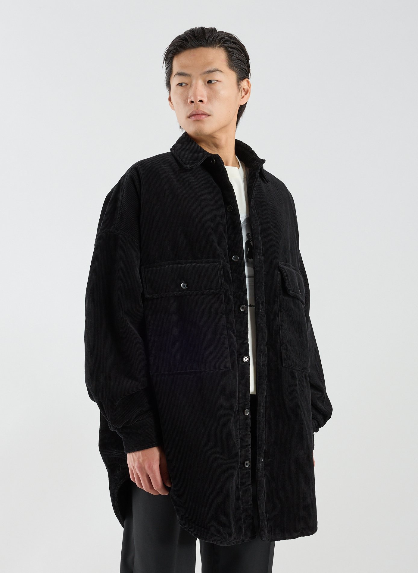 MERELY MADE Blouson large col classique en coton Beige