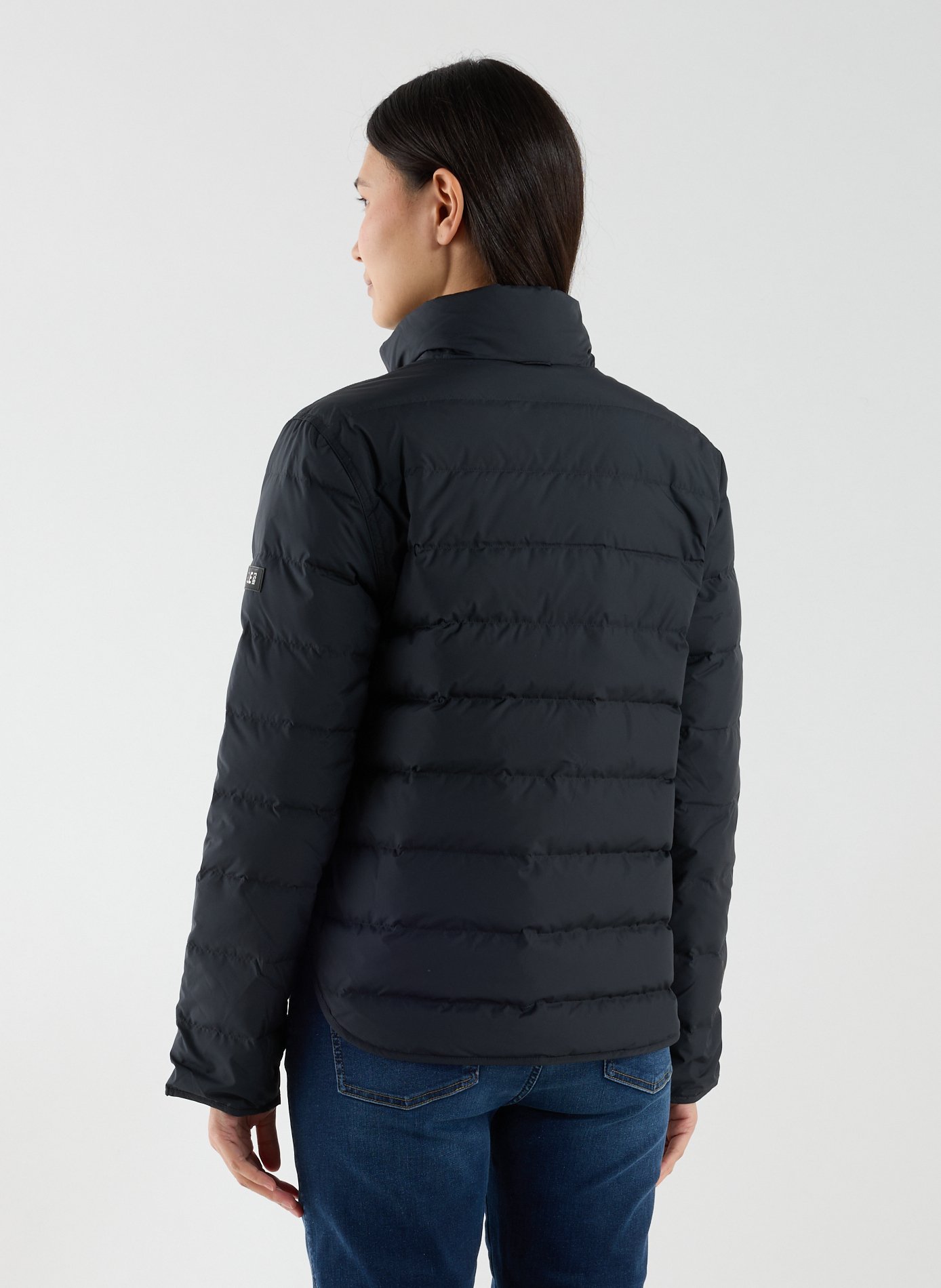 Veste matelassée à col montant AIGLE Noir