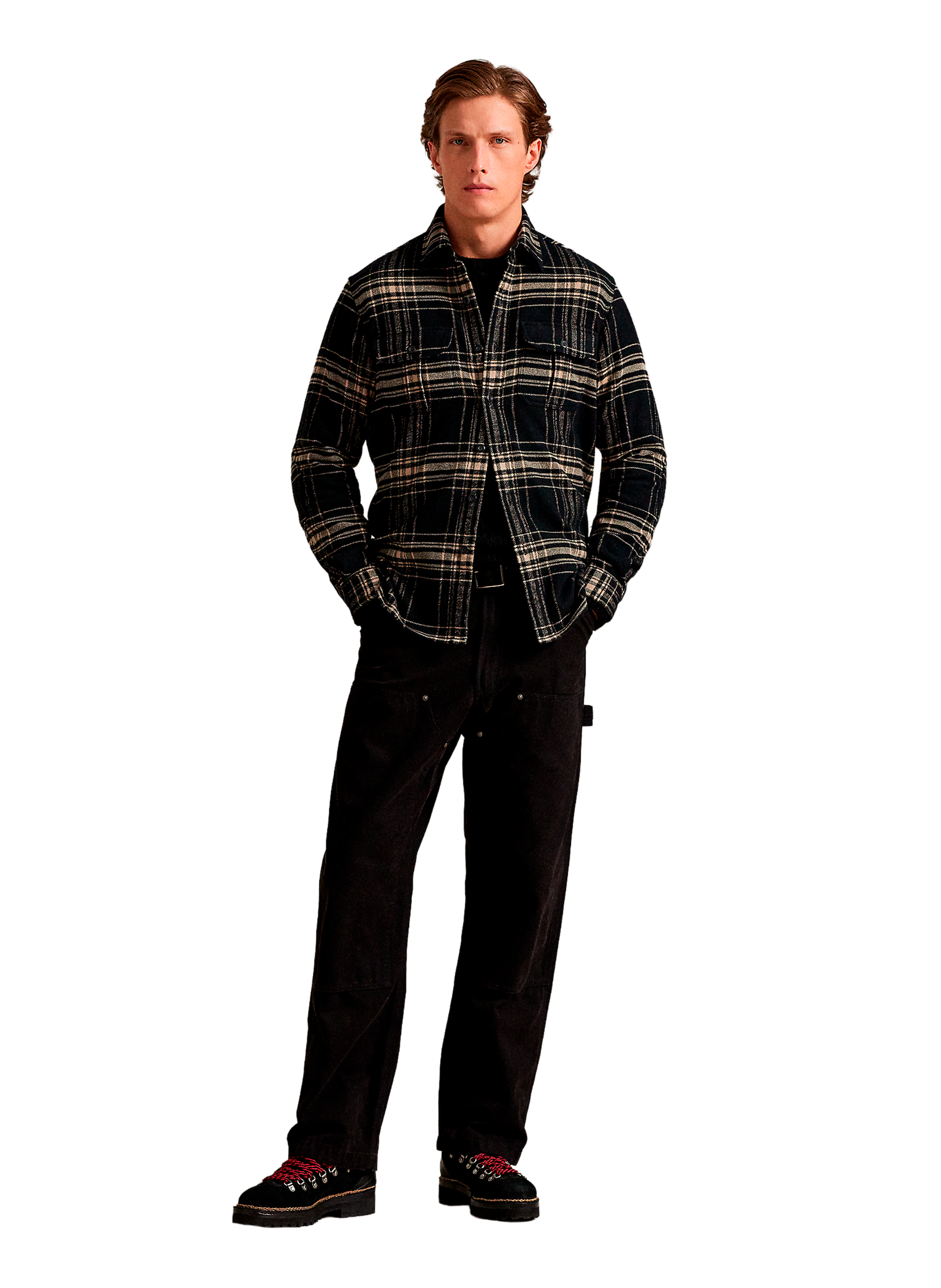 Chemise à carreaux en coton POLO RALPH LAUREN Multicolore