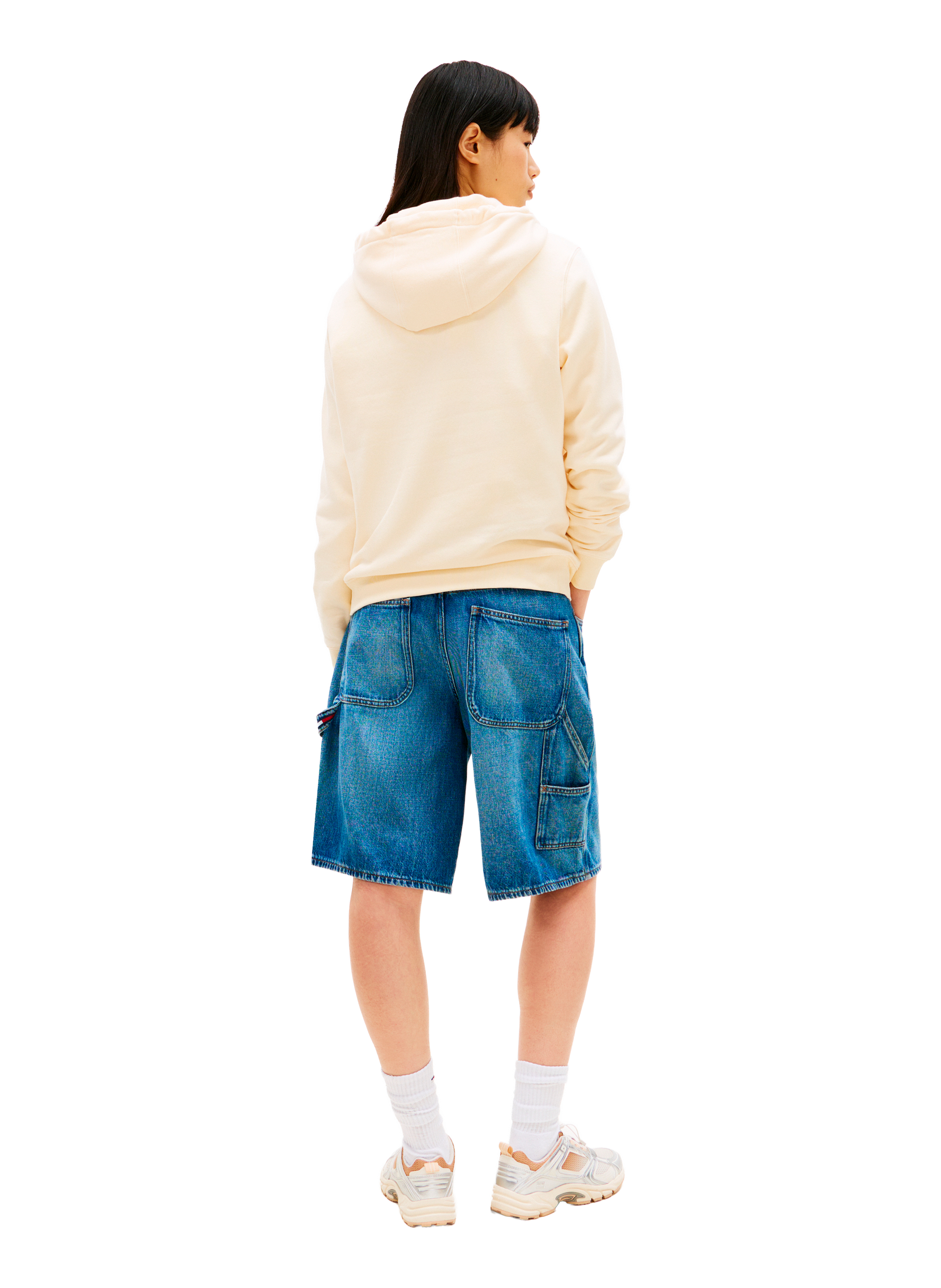 Hoodie en coton TOMMY HILFIGER Jaune