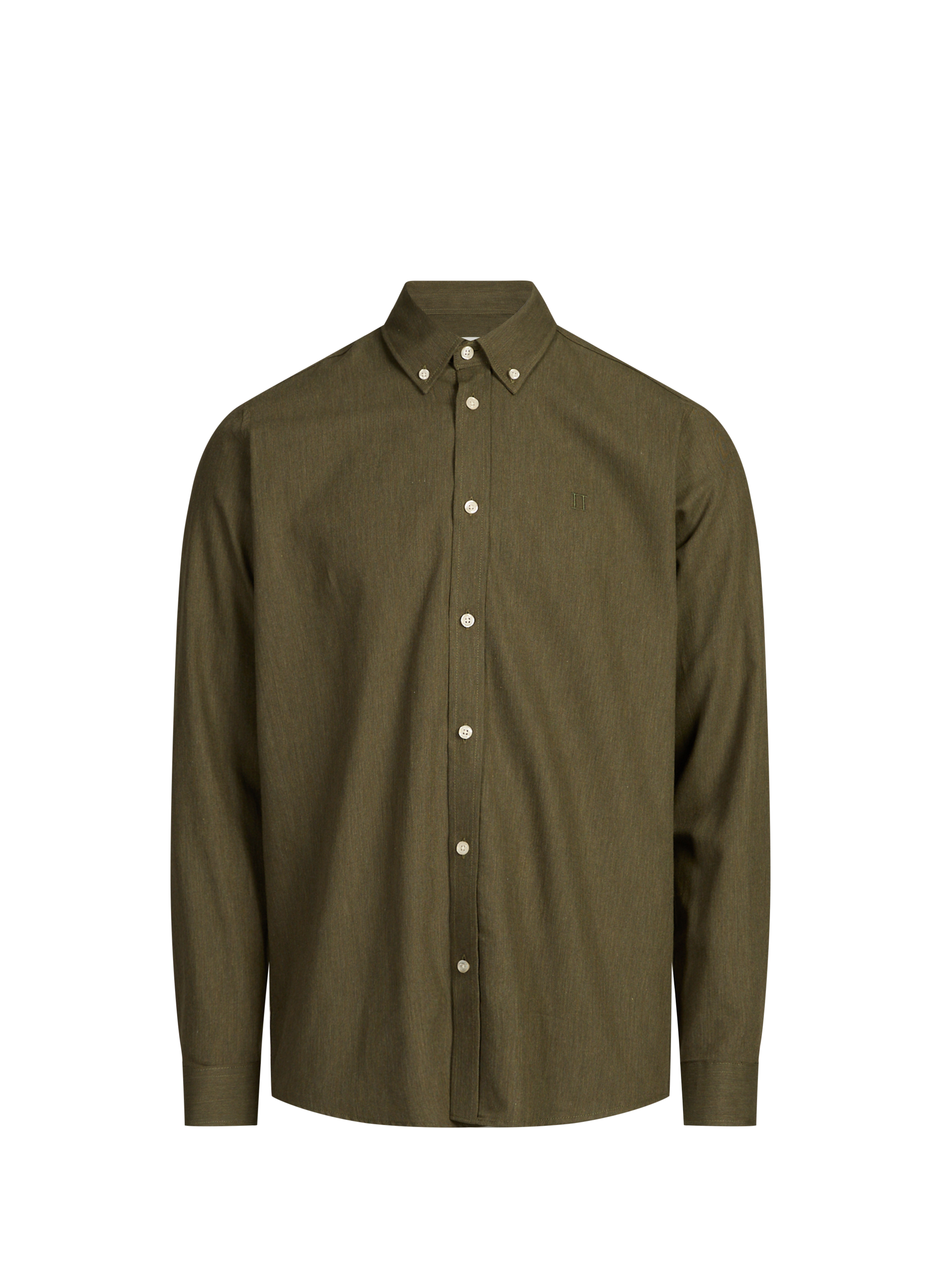 Desert Reg cotton shirt Desert Reg Olive night green