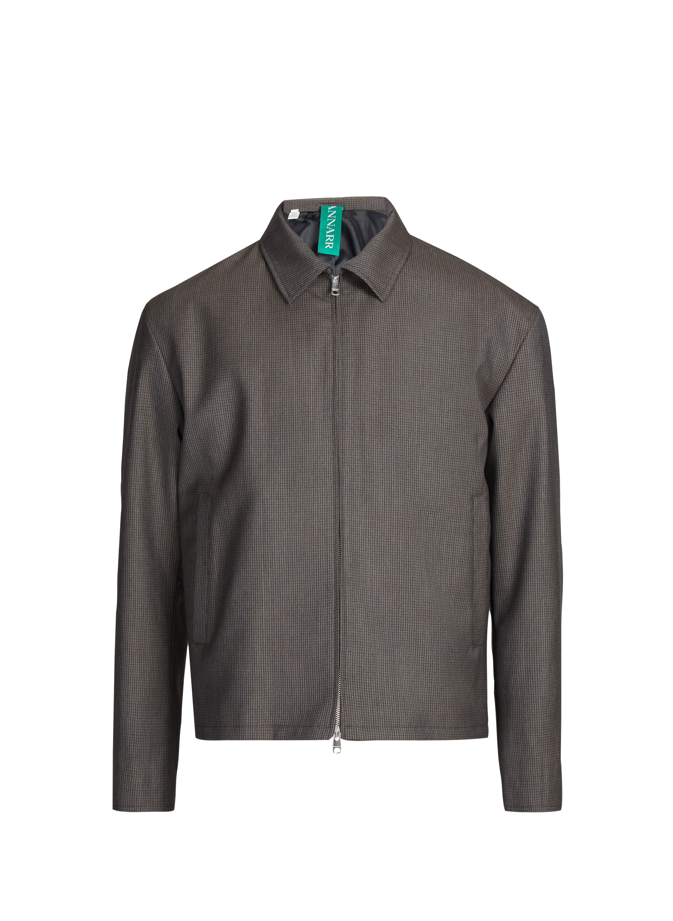 Veste à carreaux Anrhagen en coton ANNARR Marron