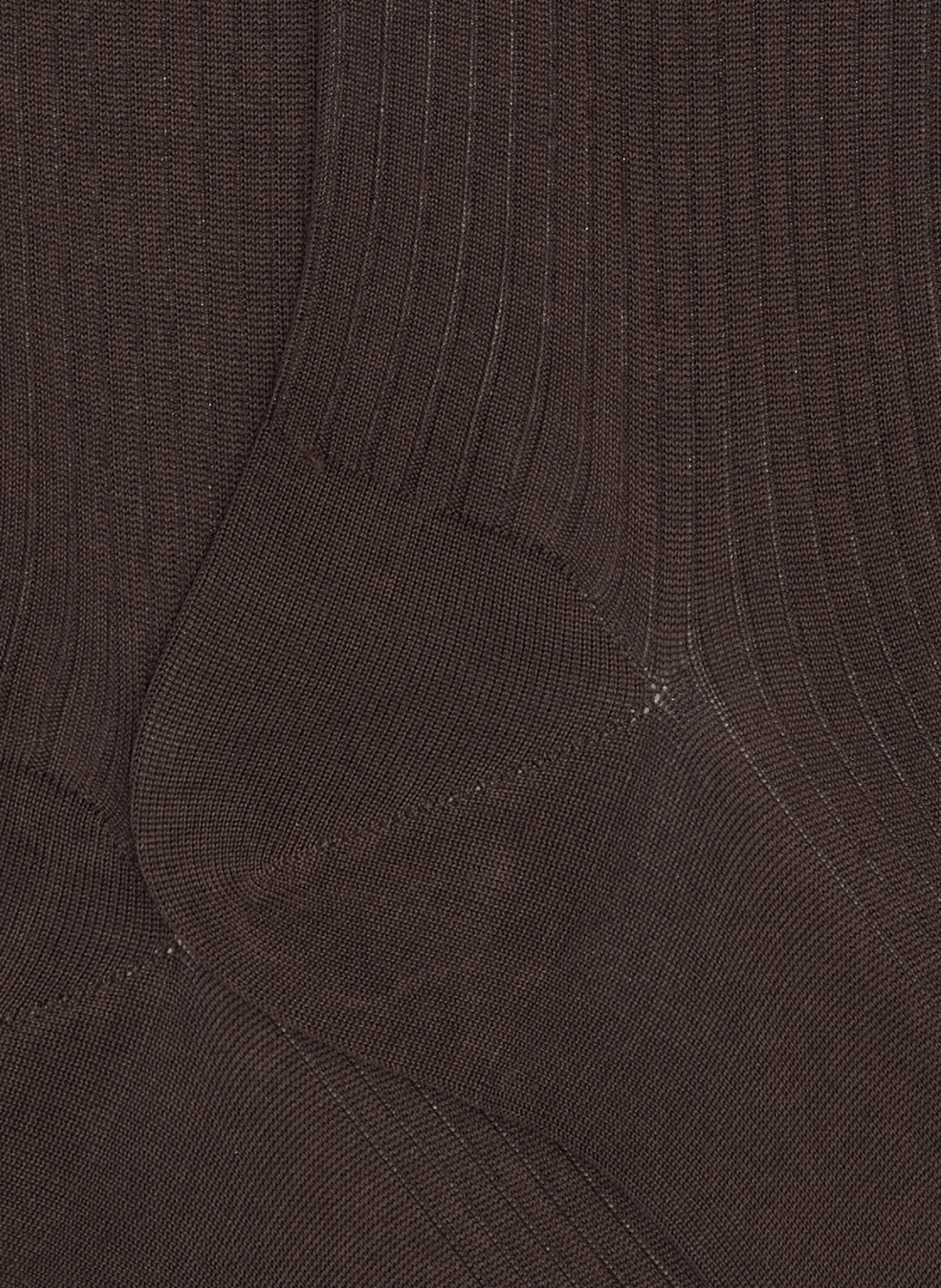 Chaussettes hautes côtelées en coton DORÉ DORÉ Marron