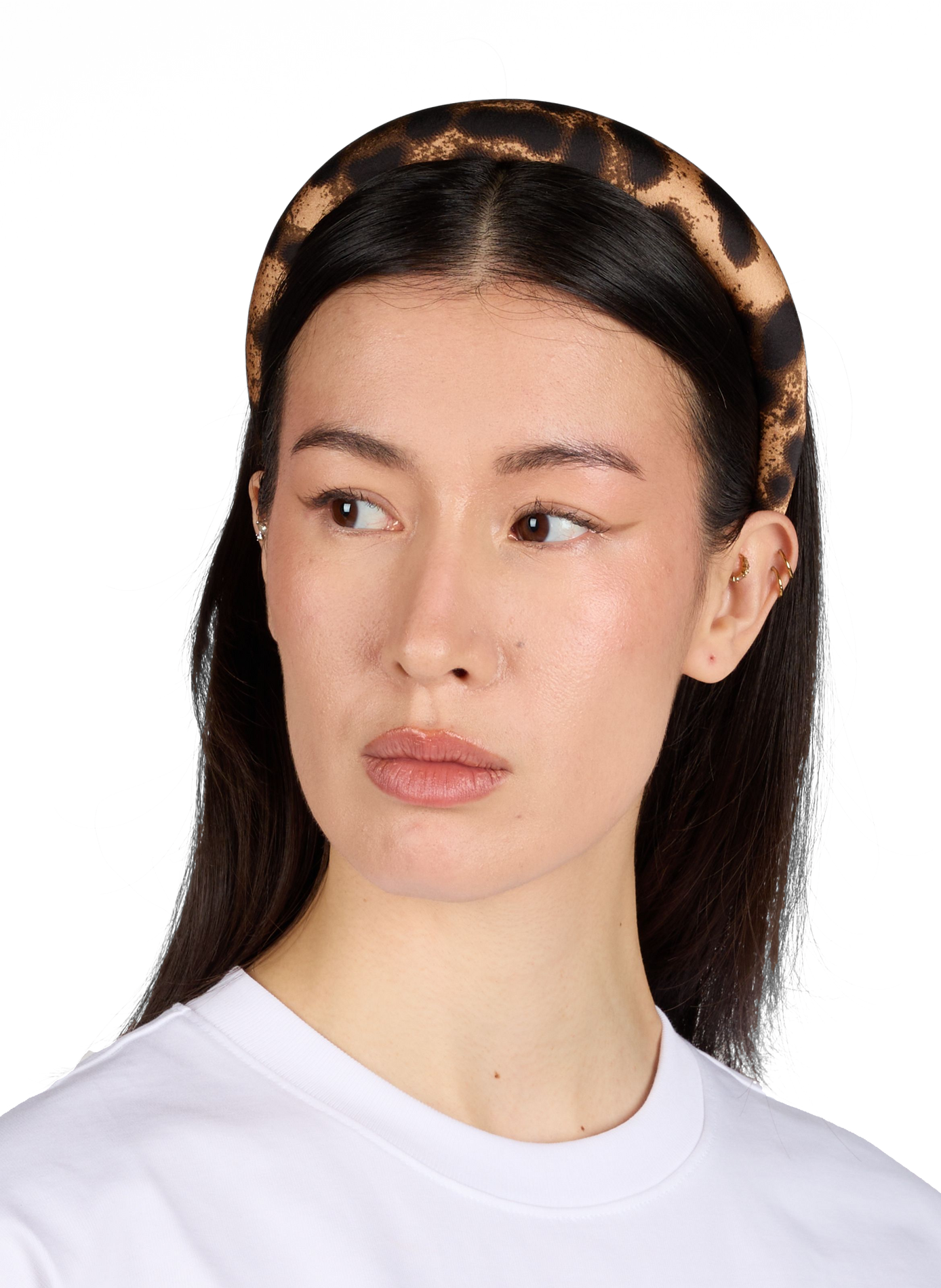 Leopard print headband AU PRINTEMPS PARIS Beige