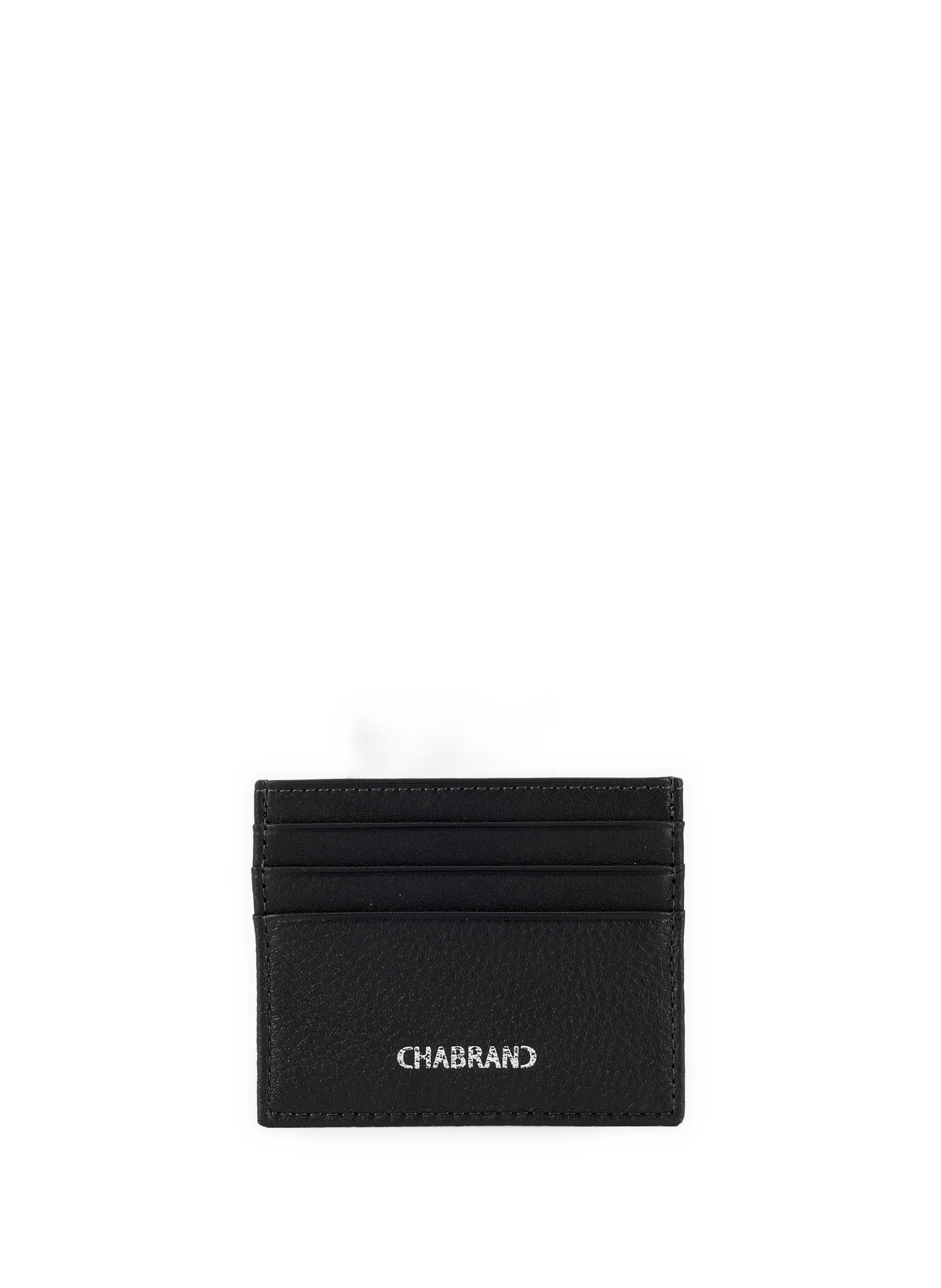 Calfskin leather card holder CHABRAND Black