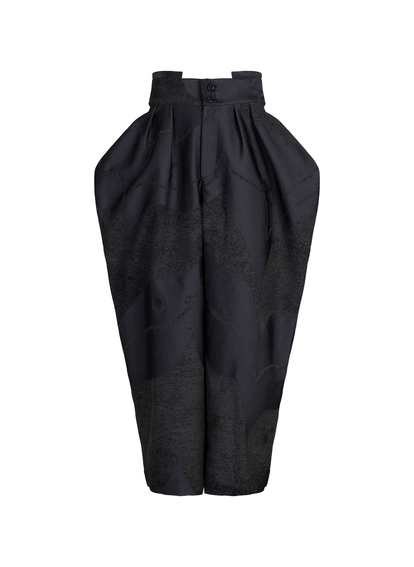 High-waisted oversized pants ISSEY MIYAKE Black