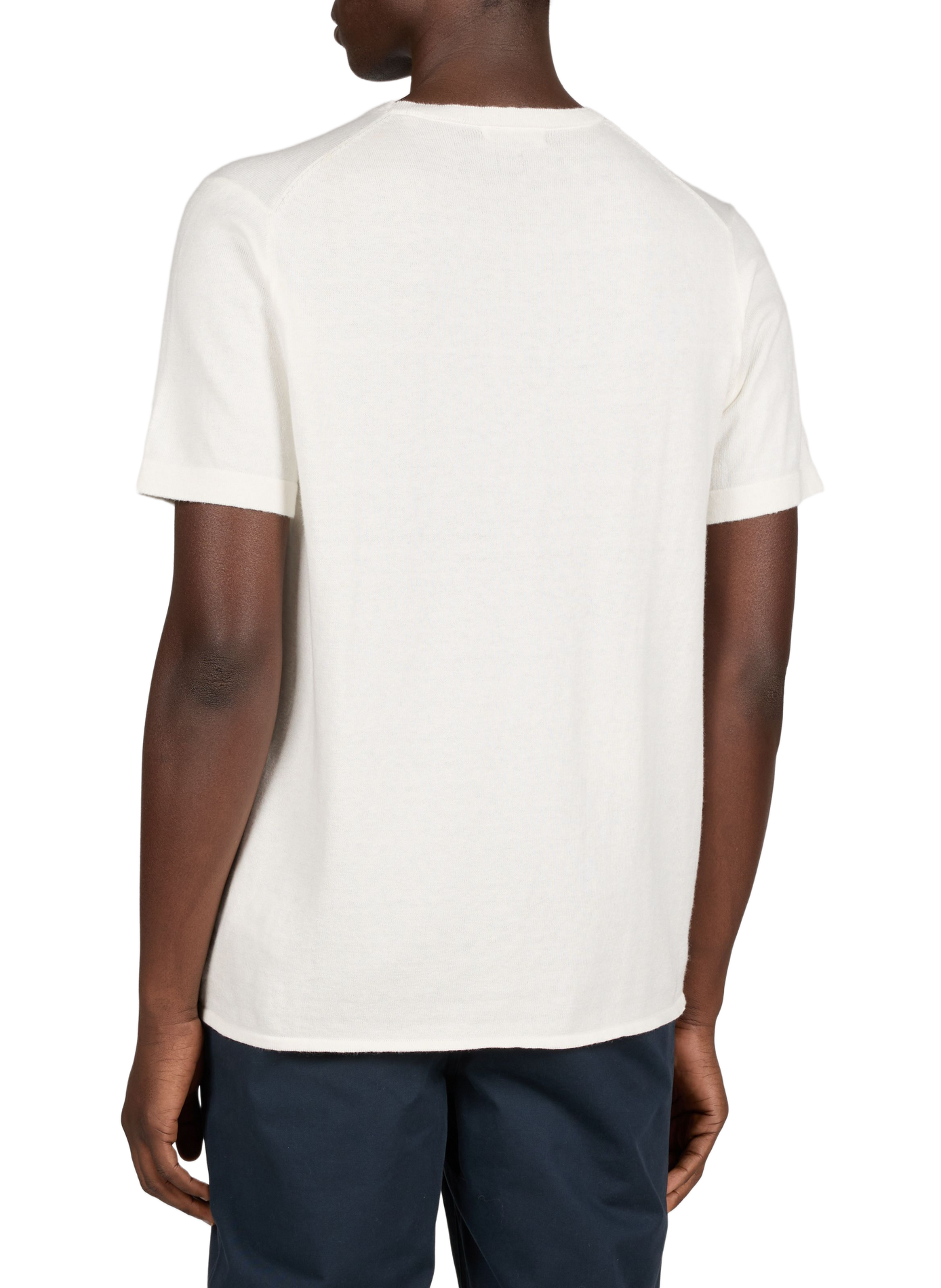 Cotton and cashmere T-shirt KNOWLEDGE COTTON Beige