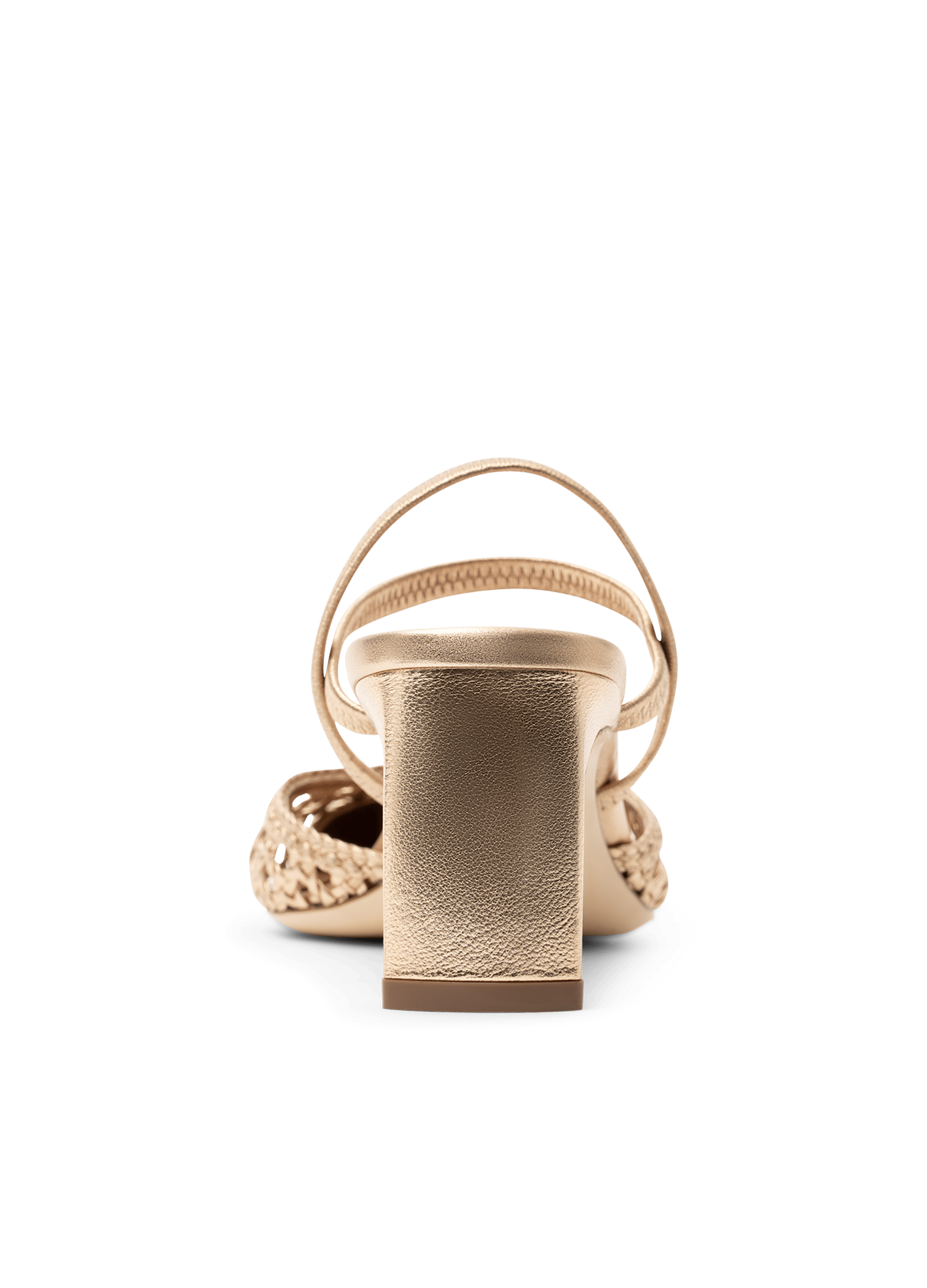 Sling back oria en nappa PARALLELE Doré