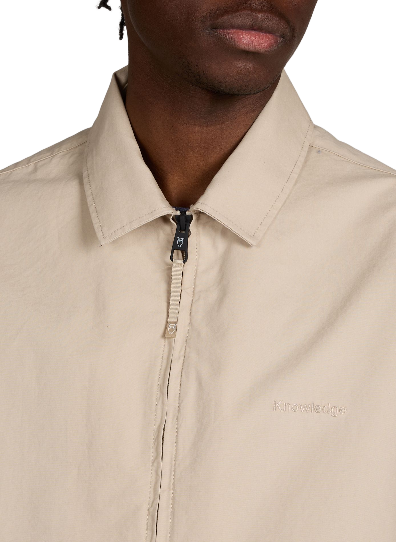 Blouson oversize en coton KNOWLEDGE COTTON Gris