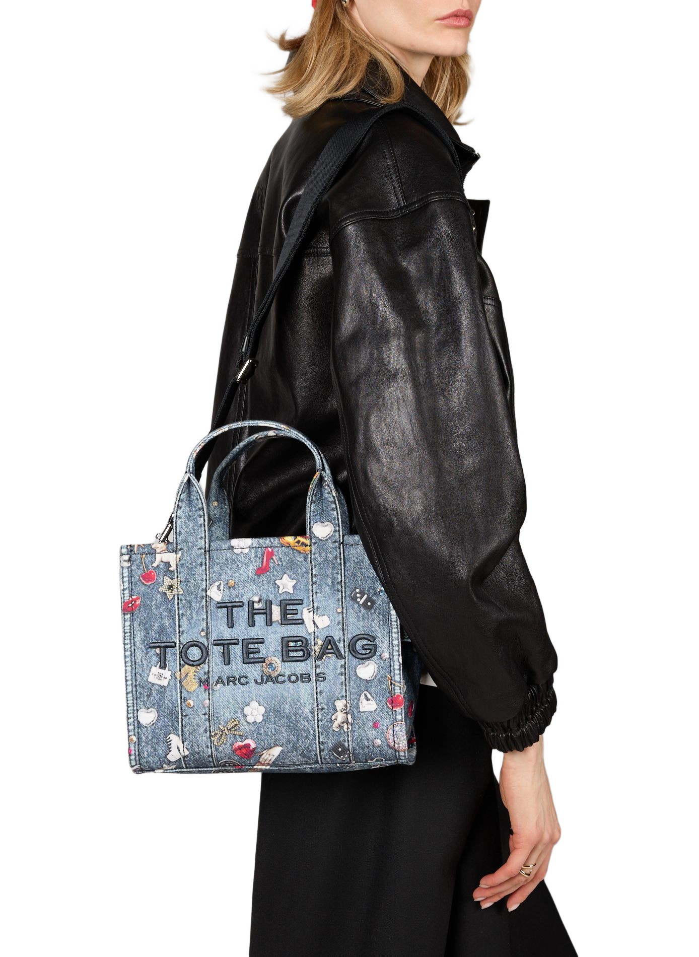 Sac cabas The Small Tote MARC JACOBS Bleu