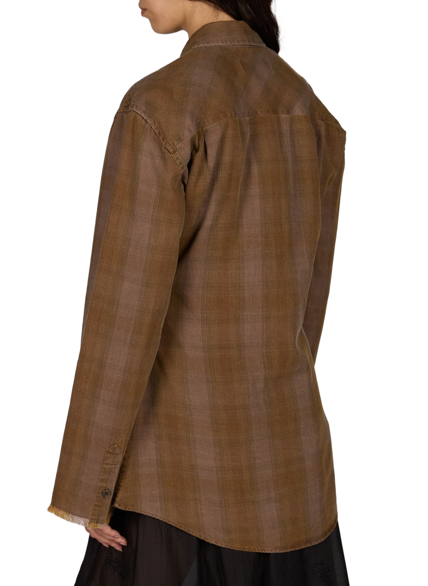 Chemise cintrée à carreaux en coton OUR LEGACY Multicolore