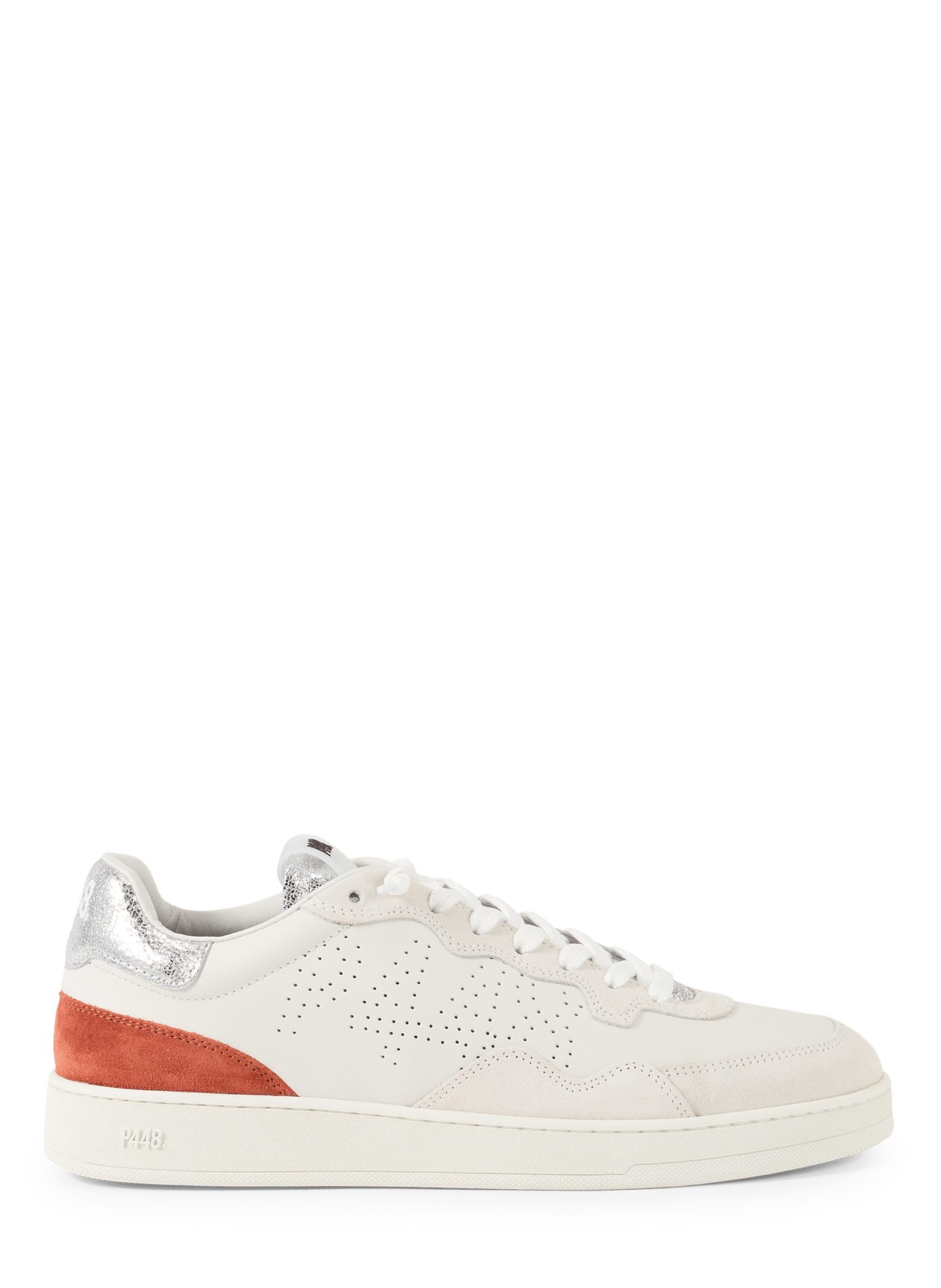 Scarpe verdi in pelle P448 Bianco