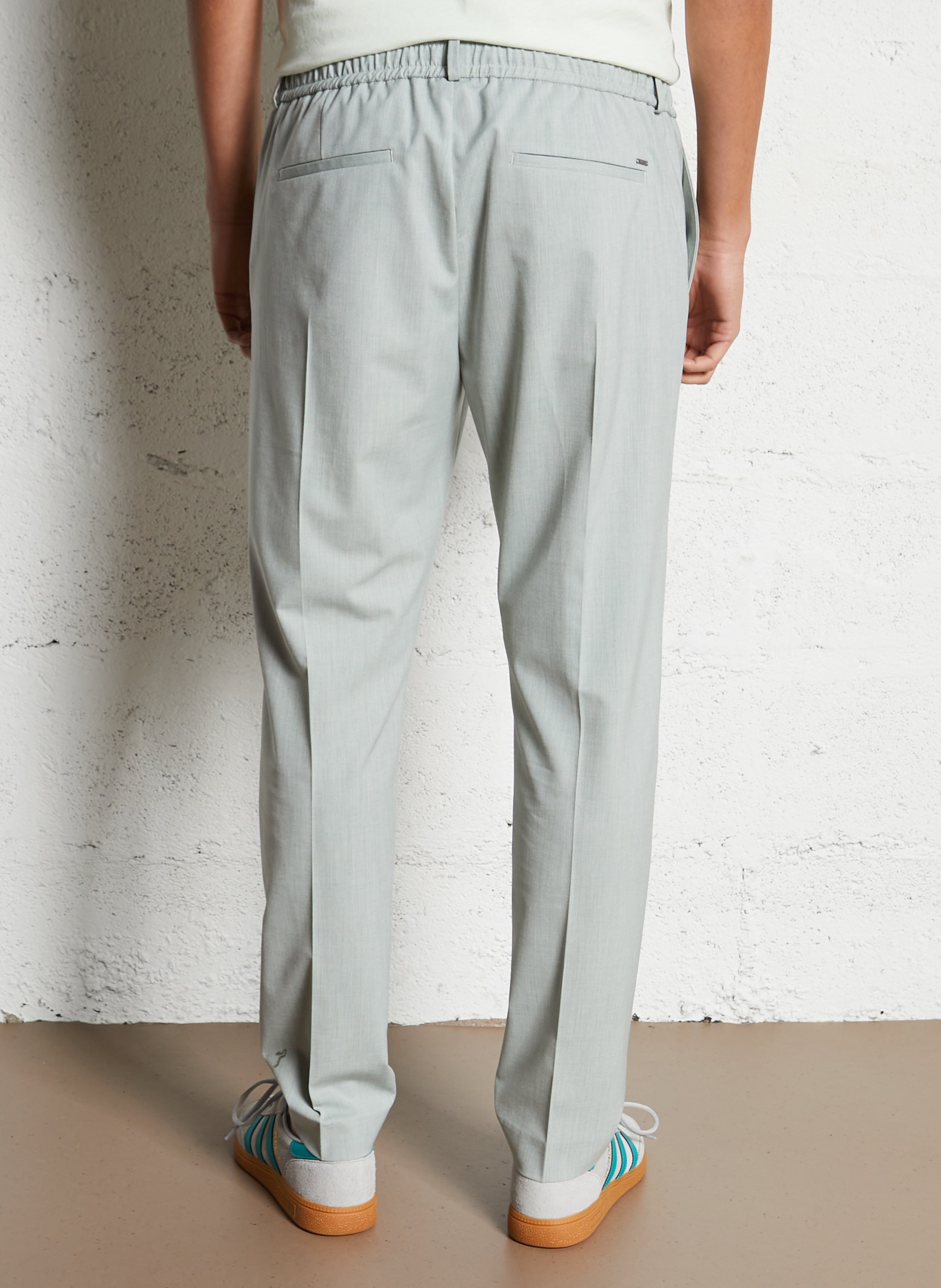 Pantalon de costume droit IKKS Vert