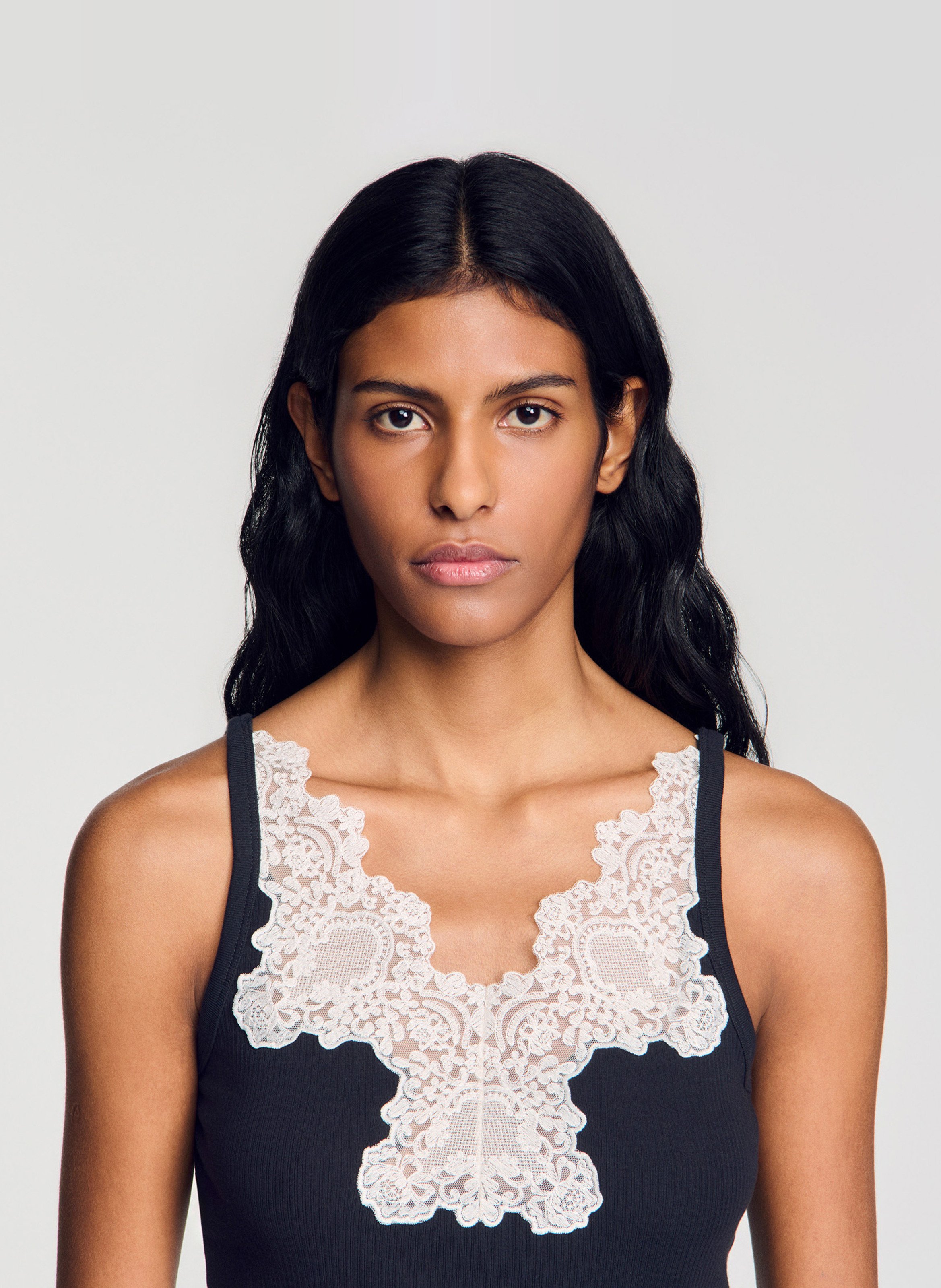 Top sans manches | Noir SANDRO Femme