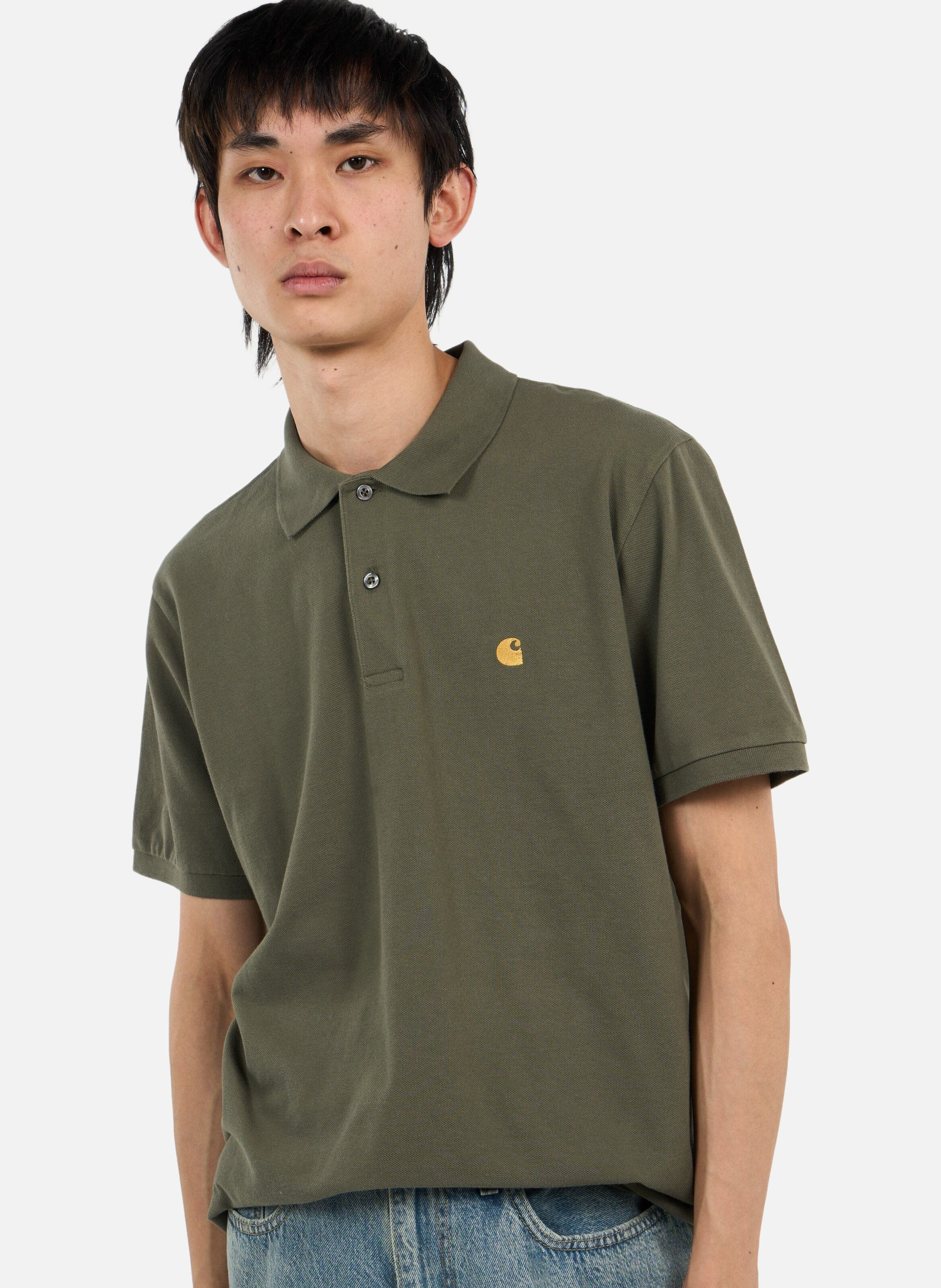 Polo chase CARHARTT WIP Kaki