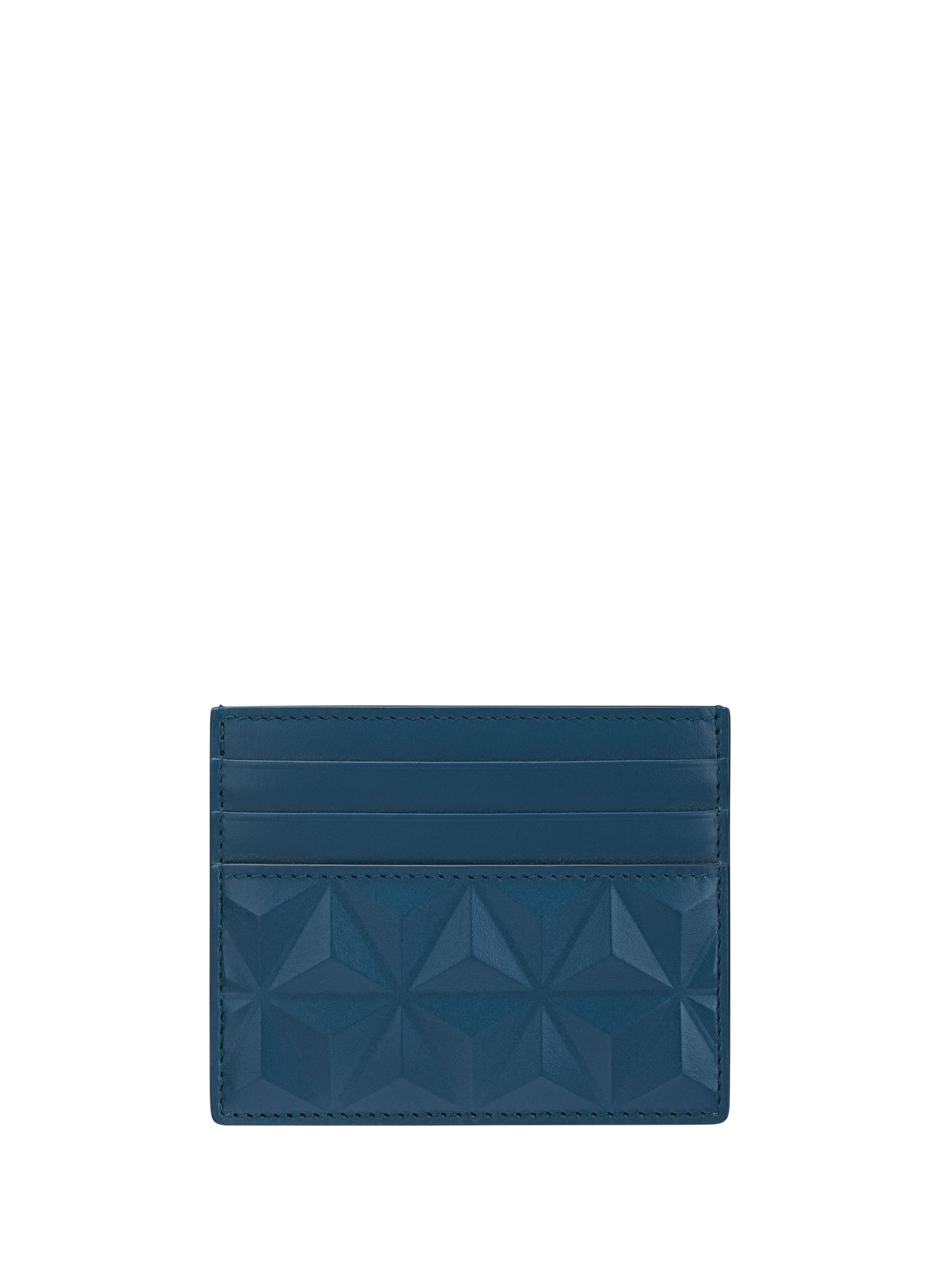 Kartenhalter Apex aus Leder S.T. DUPONT Blau