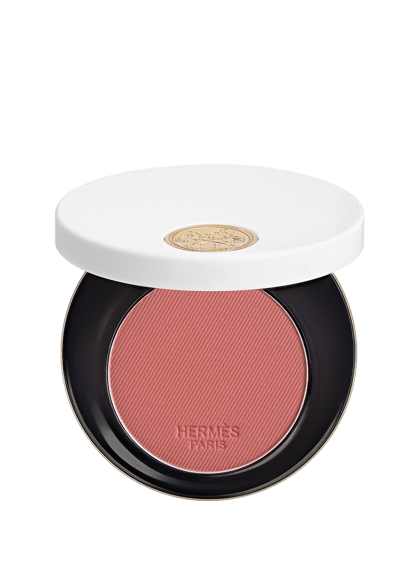 Rose Hermès, fard à joues Silky Blush, Rose Pommette HERMÈS Rose feu
