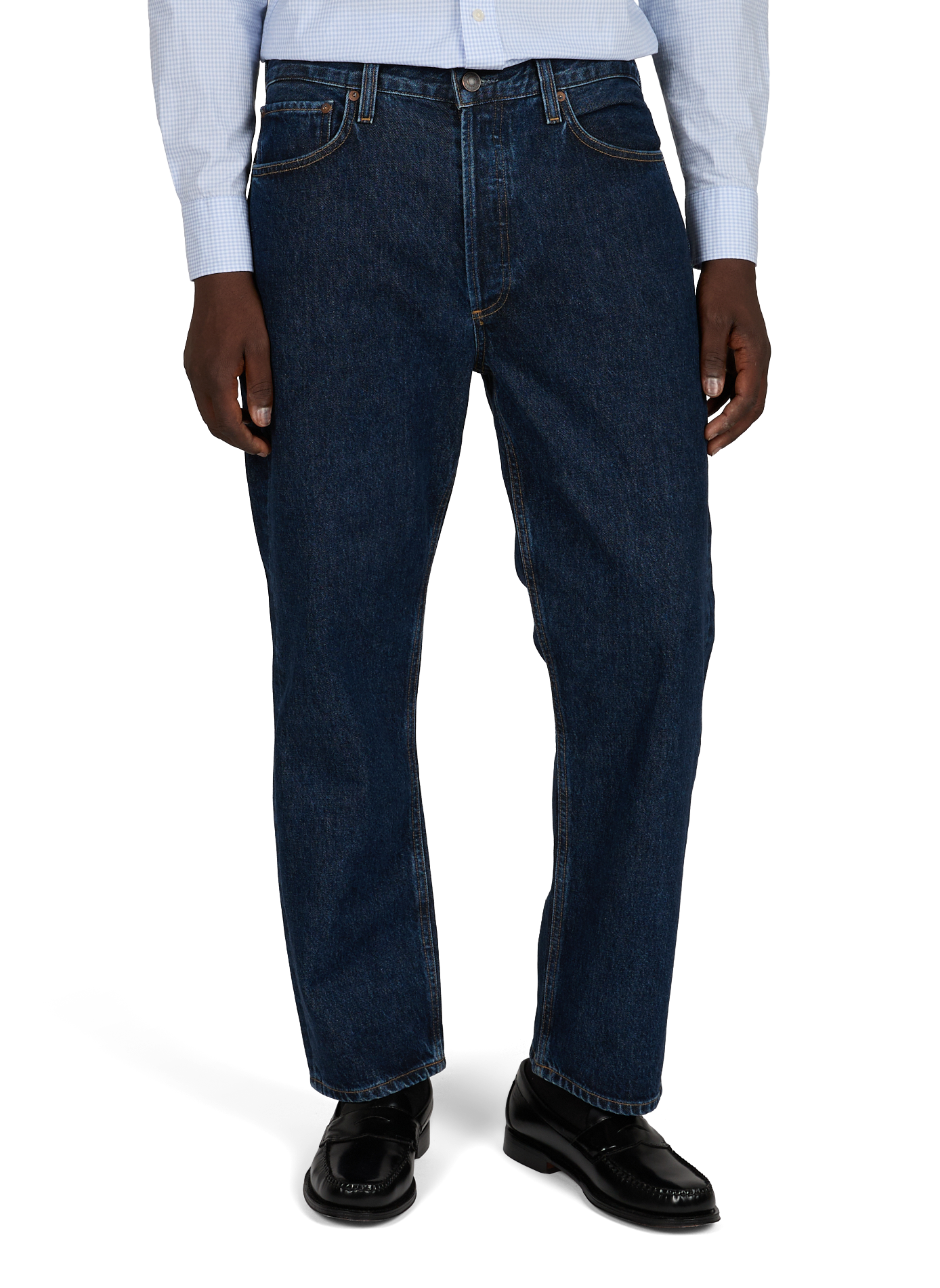 Loose fit cotton Jeans AGOLDE Blue