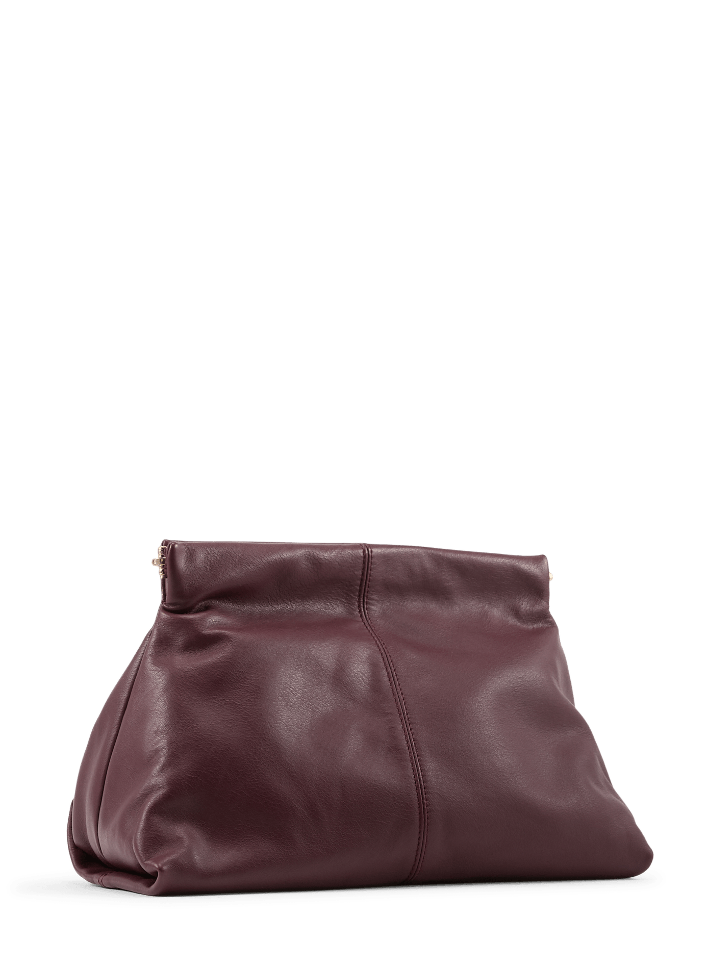 Clay Clutch Leather Pouch FLATTERED Red