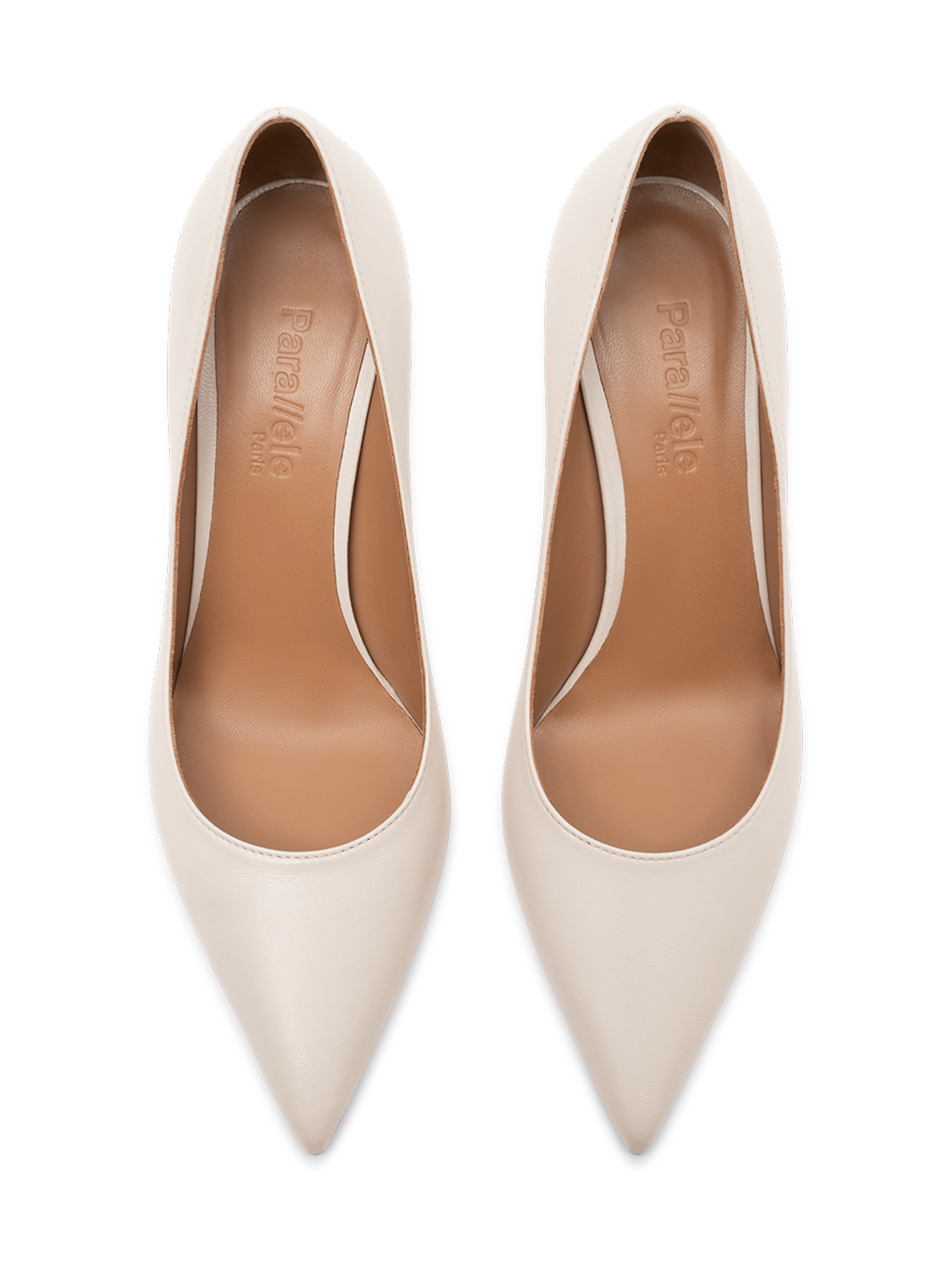 Escarpins yumba en nappa PARALLELE Blanc