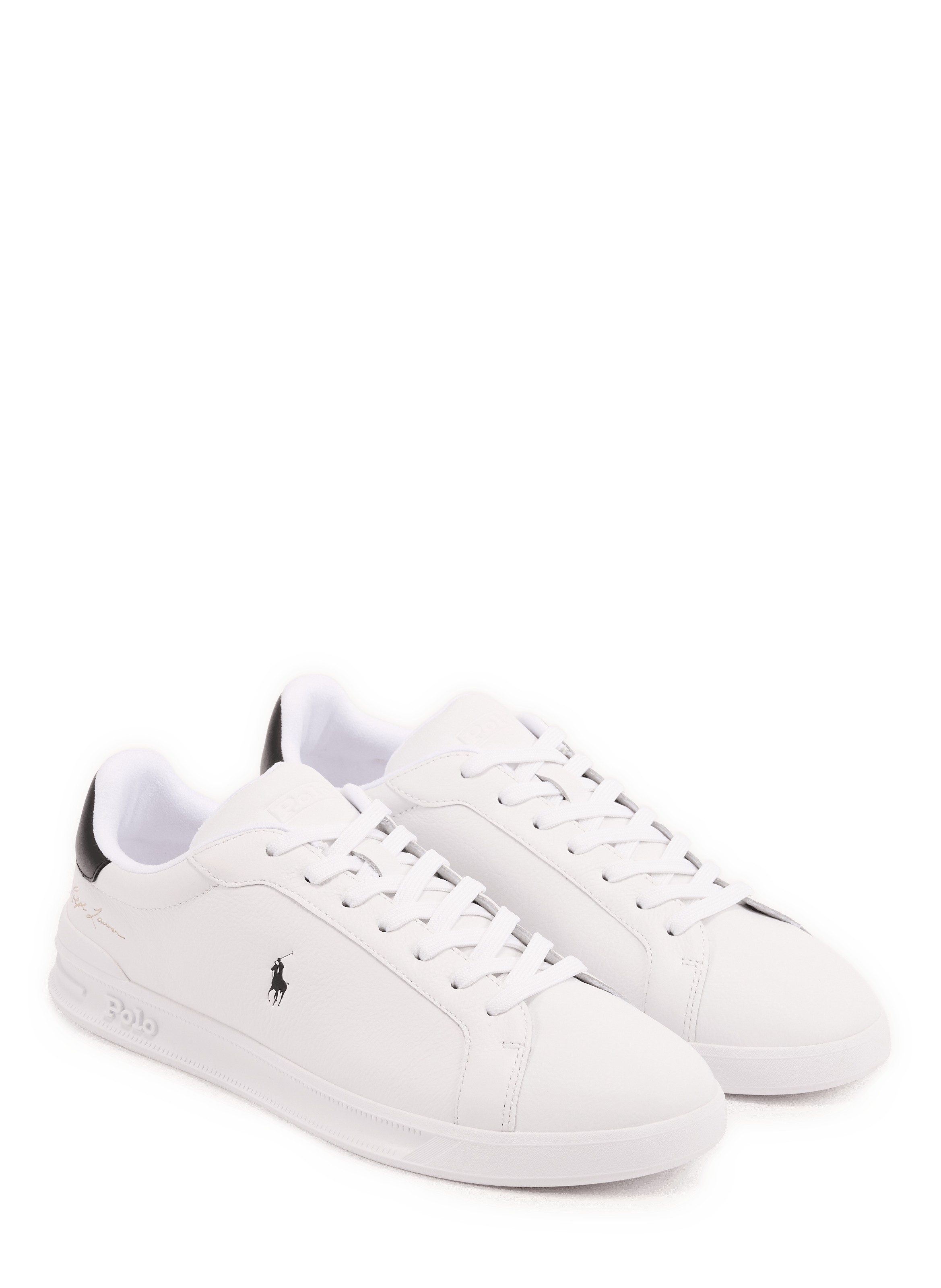 Low-top Heart Court leather sneakers POLO RALPH LAUREN White