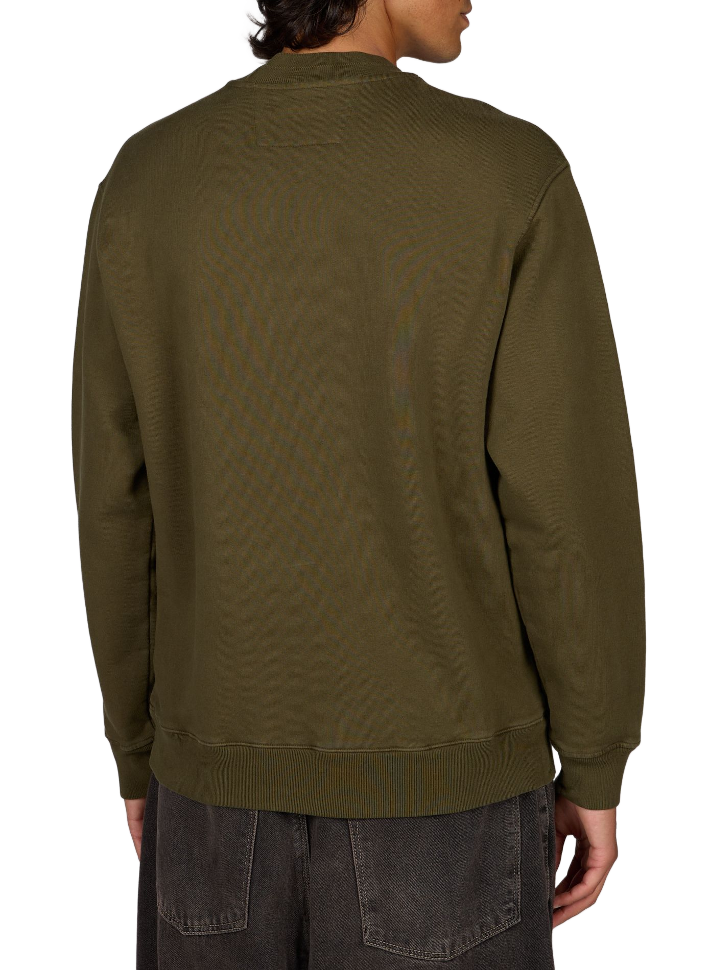 Cotton screen-printed sweatshirt CP COMPANY Khaki