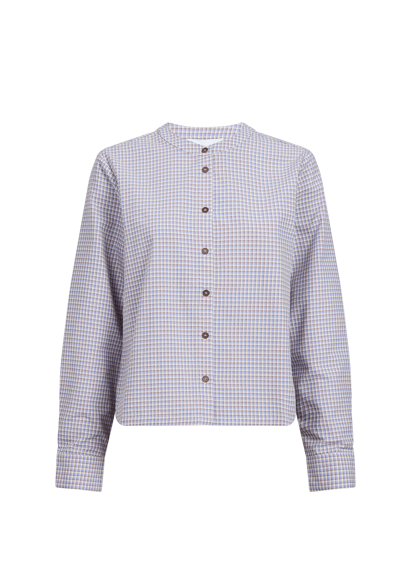 Straight Binta cotton shirt LAURE+MAX Blue