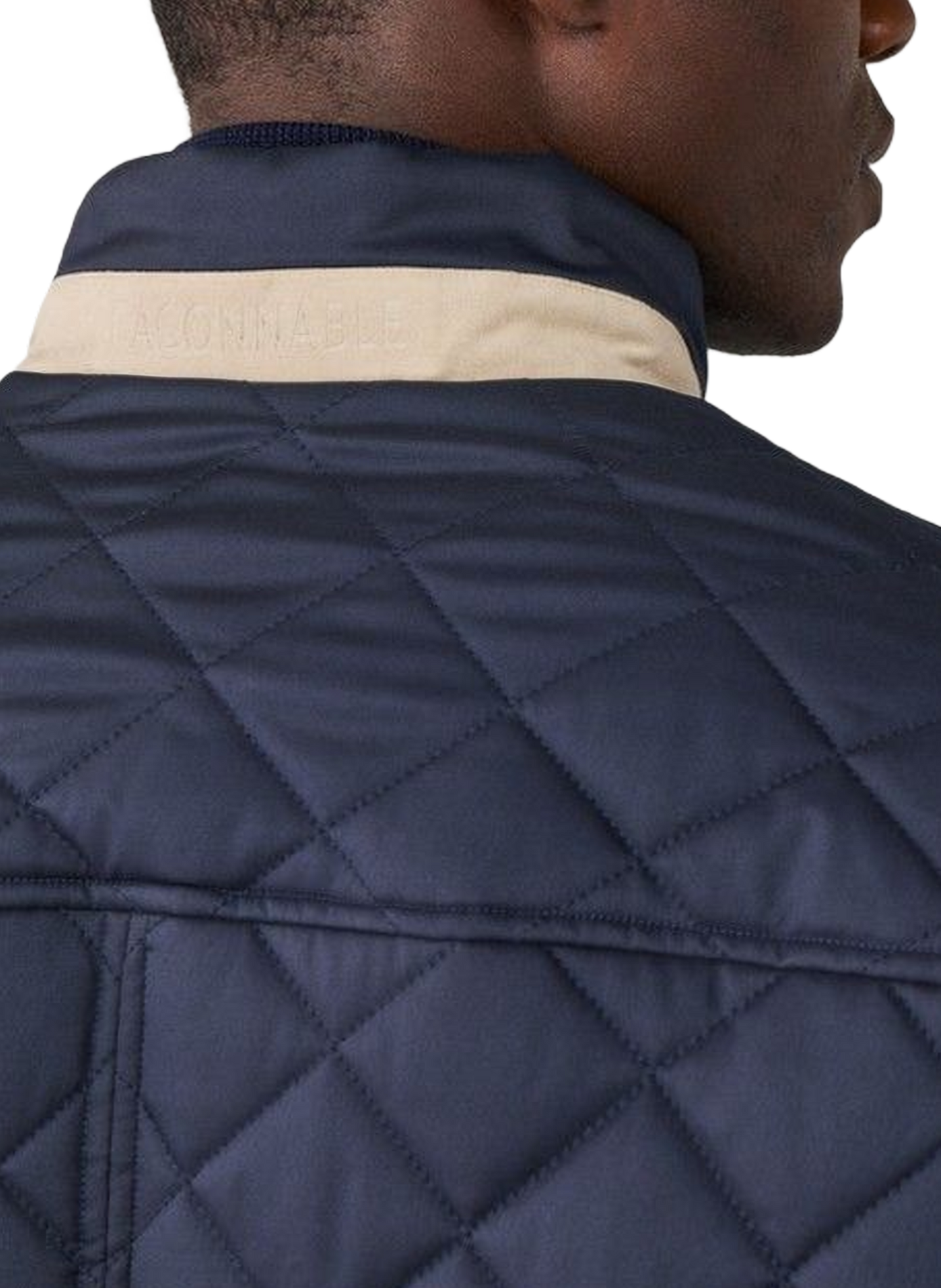 Padded high-neck jacket FACONNABLE Blue