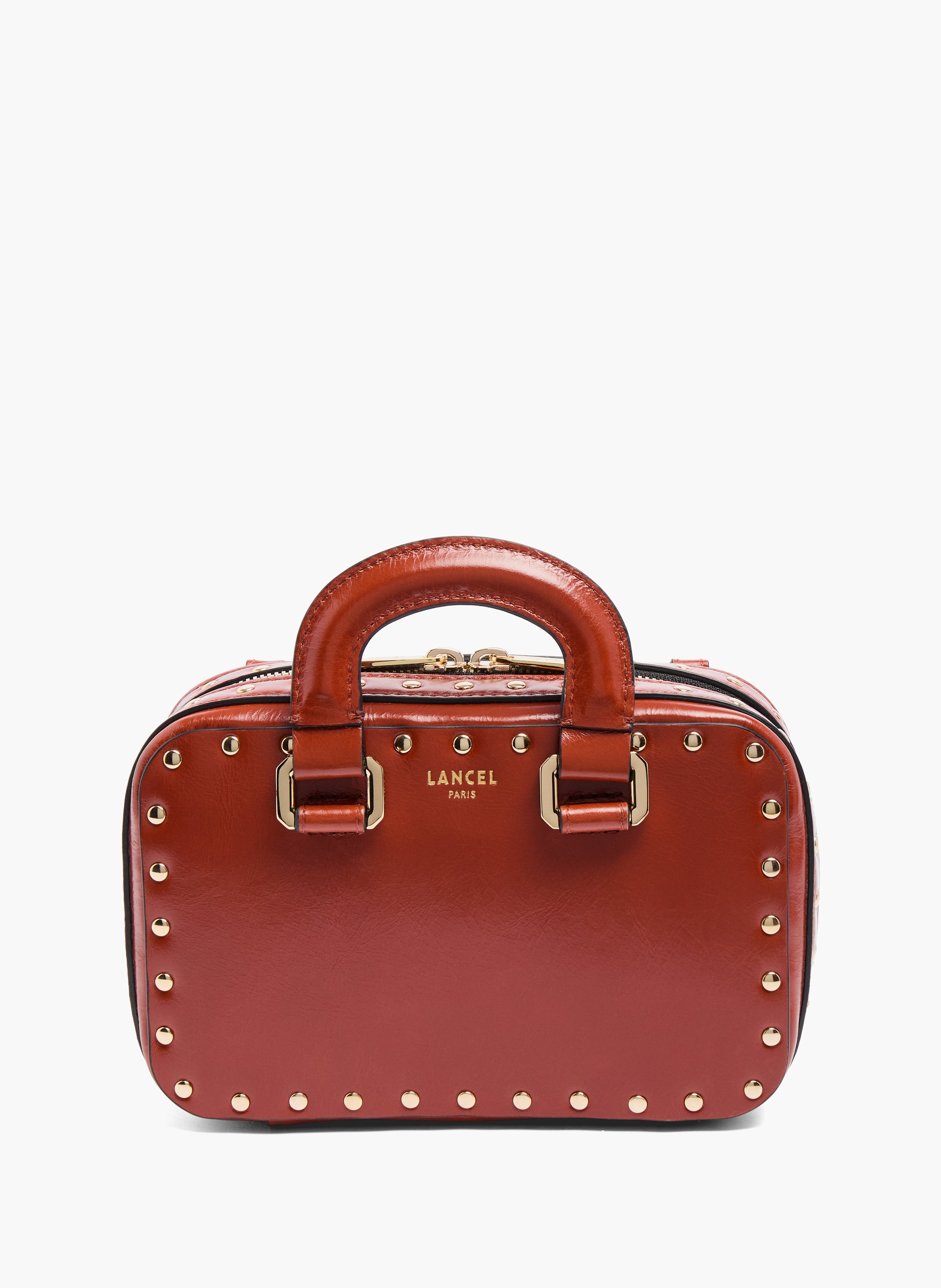 Mini sac de vanité LANCEL Rouge
