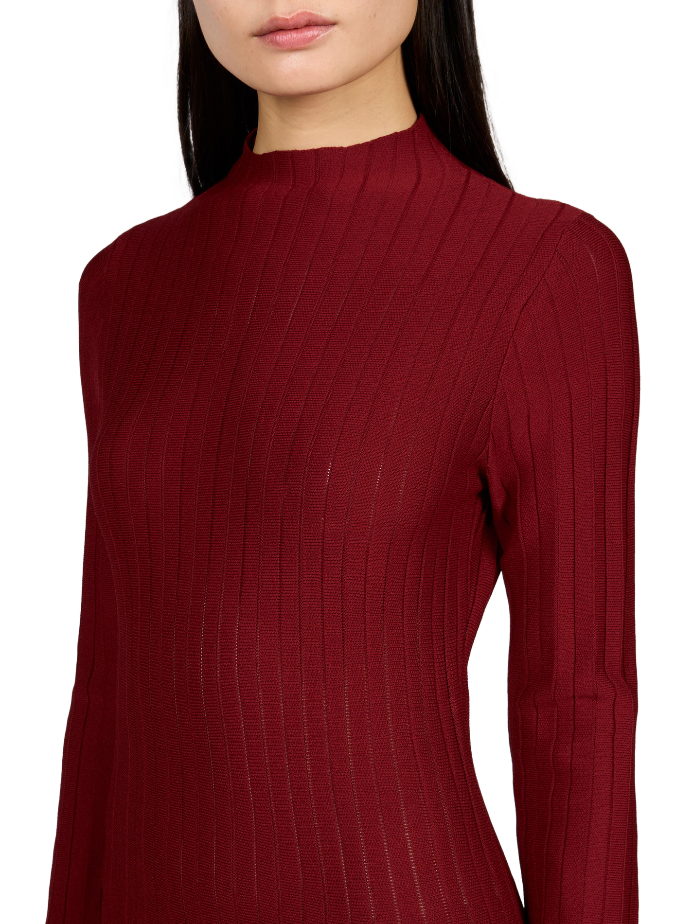 Knitted maxi dress ADOLFO DOMINGUEZ Red