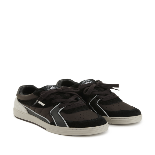 Palm Angels Palm University Trainers With Reflective Piping In Black