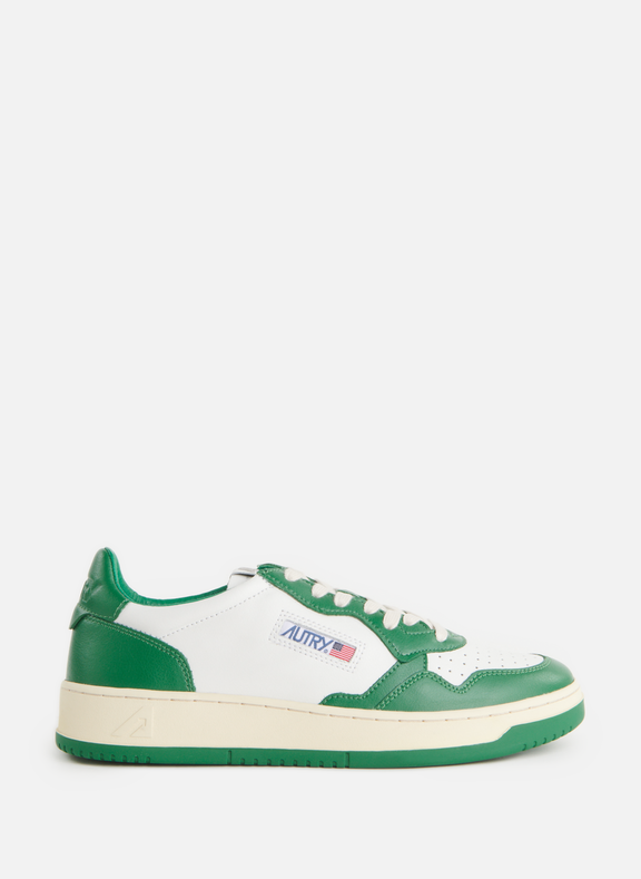 AUTRY Leather scratch Trainers  Green