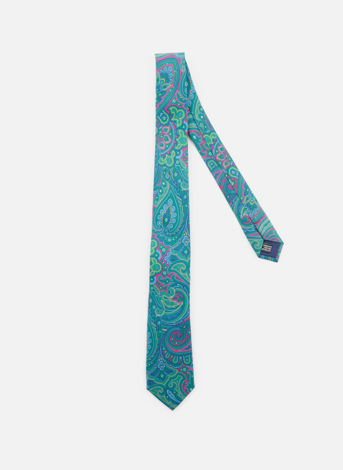 Jacquard printed silk tie ATELIER F&B