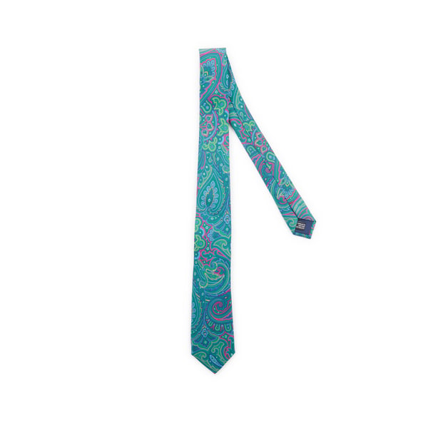 Cravate imprimé jacquard en soie Cravate imprimé jacquard en soie