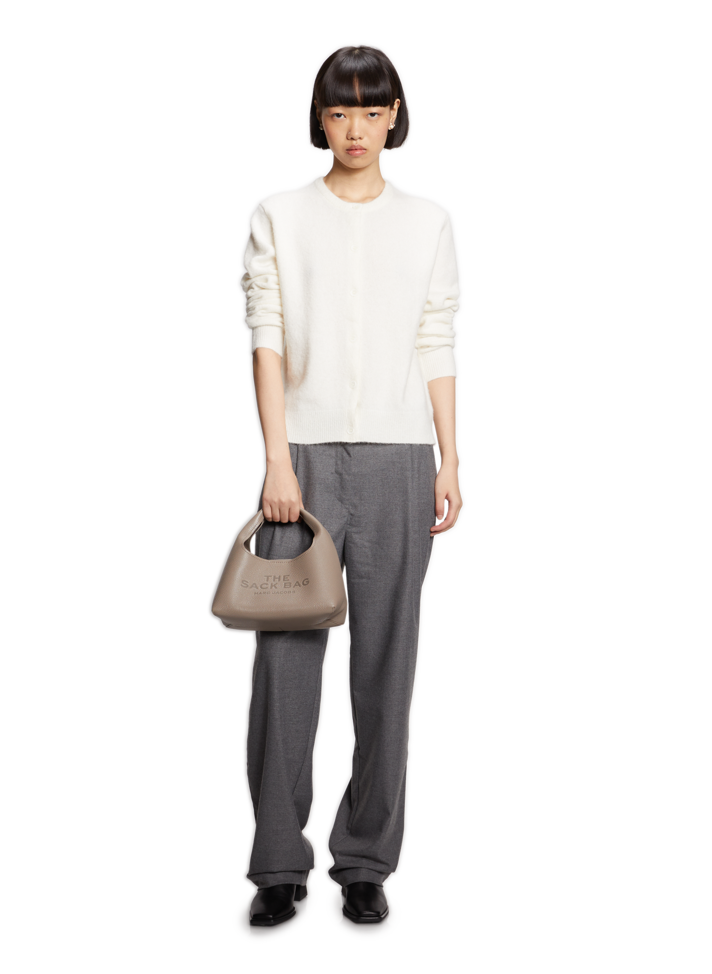 Cardigan laine mélangée SAMSOE SAMSOE Beige