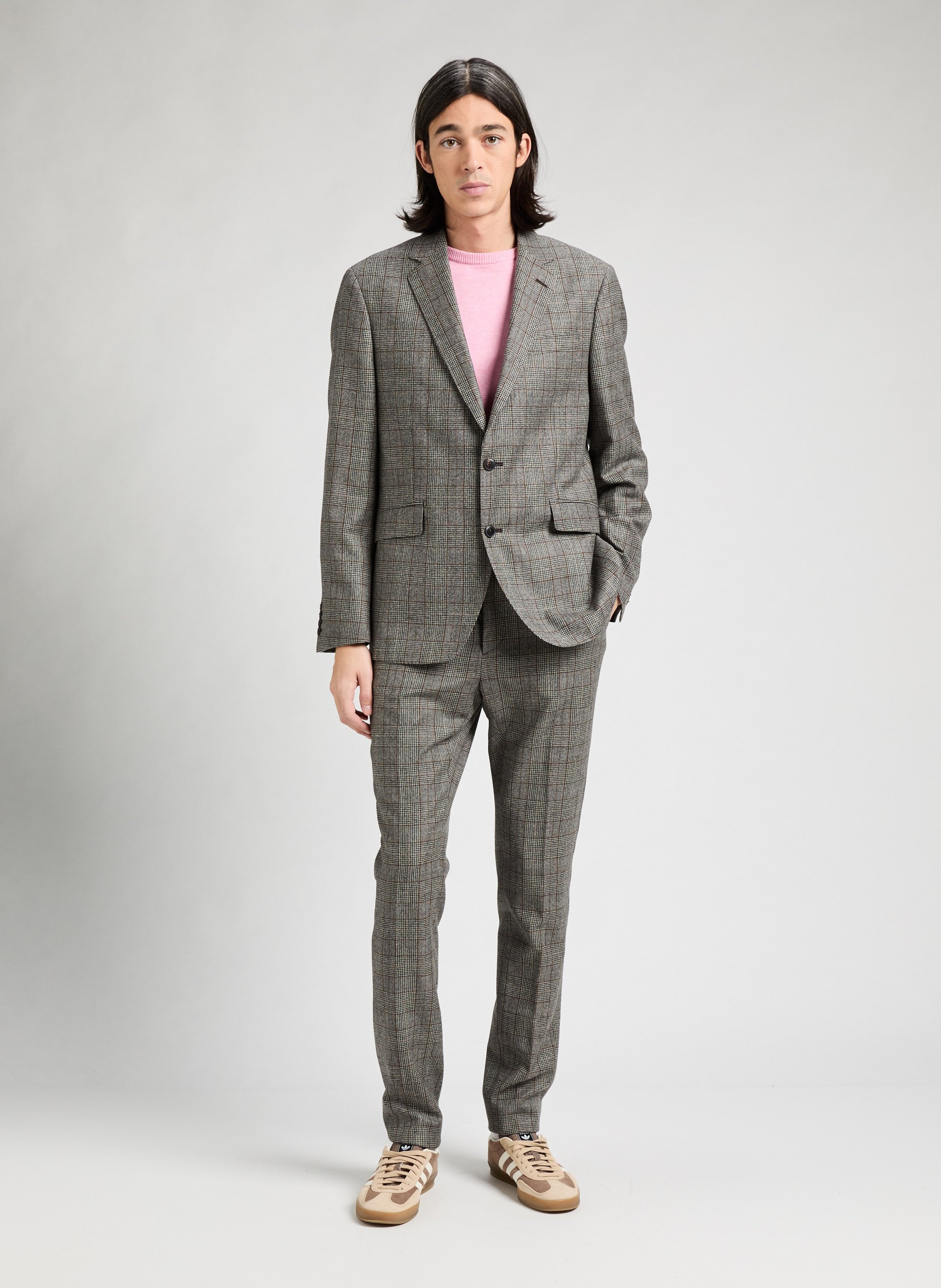 Check blazer HACKETT Brown