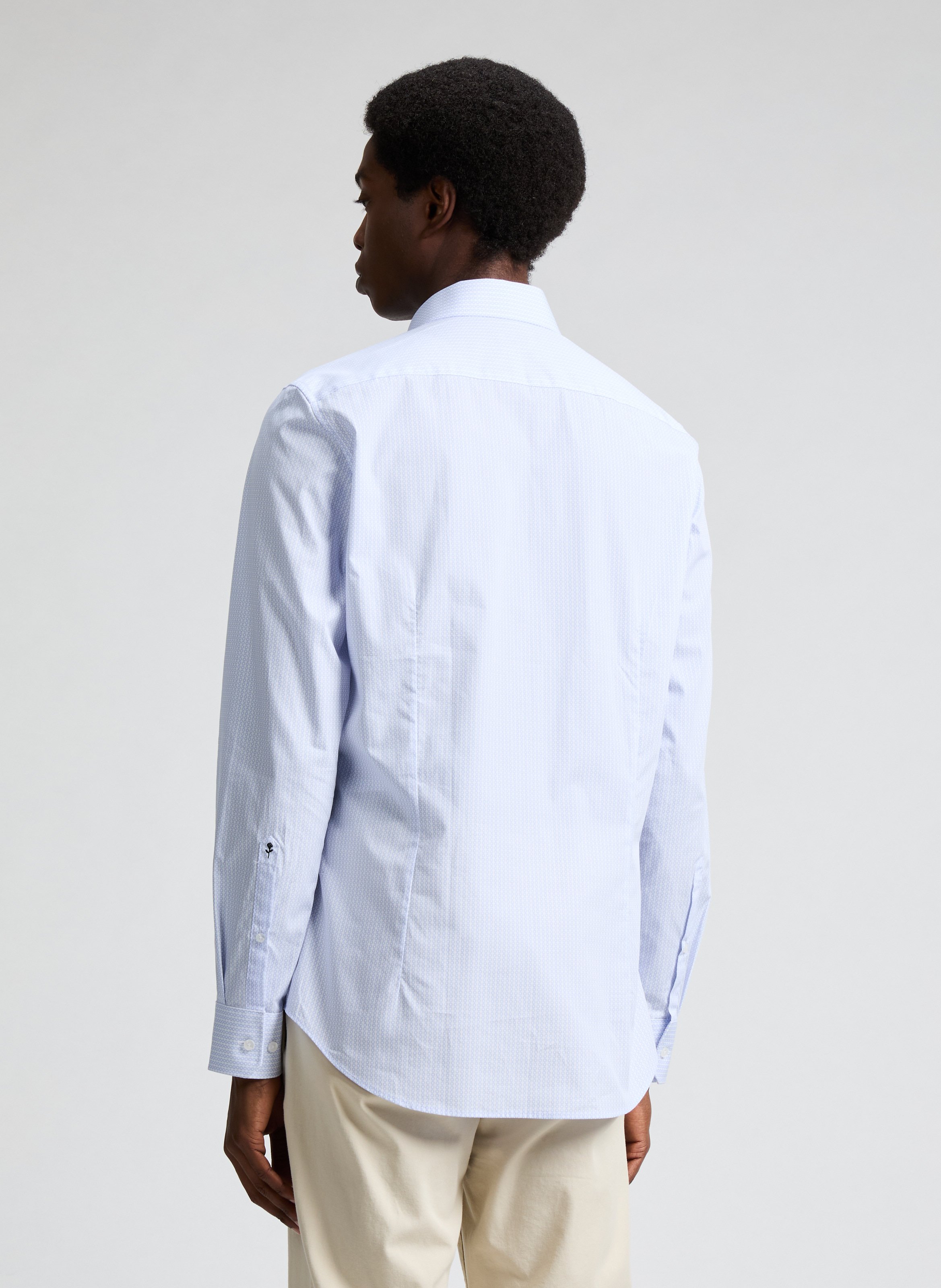  Printed cotton shirt SEIDENSTICKER Blue