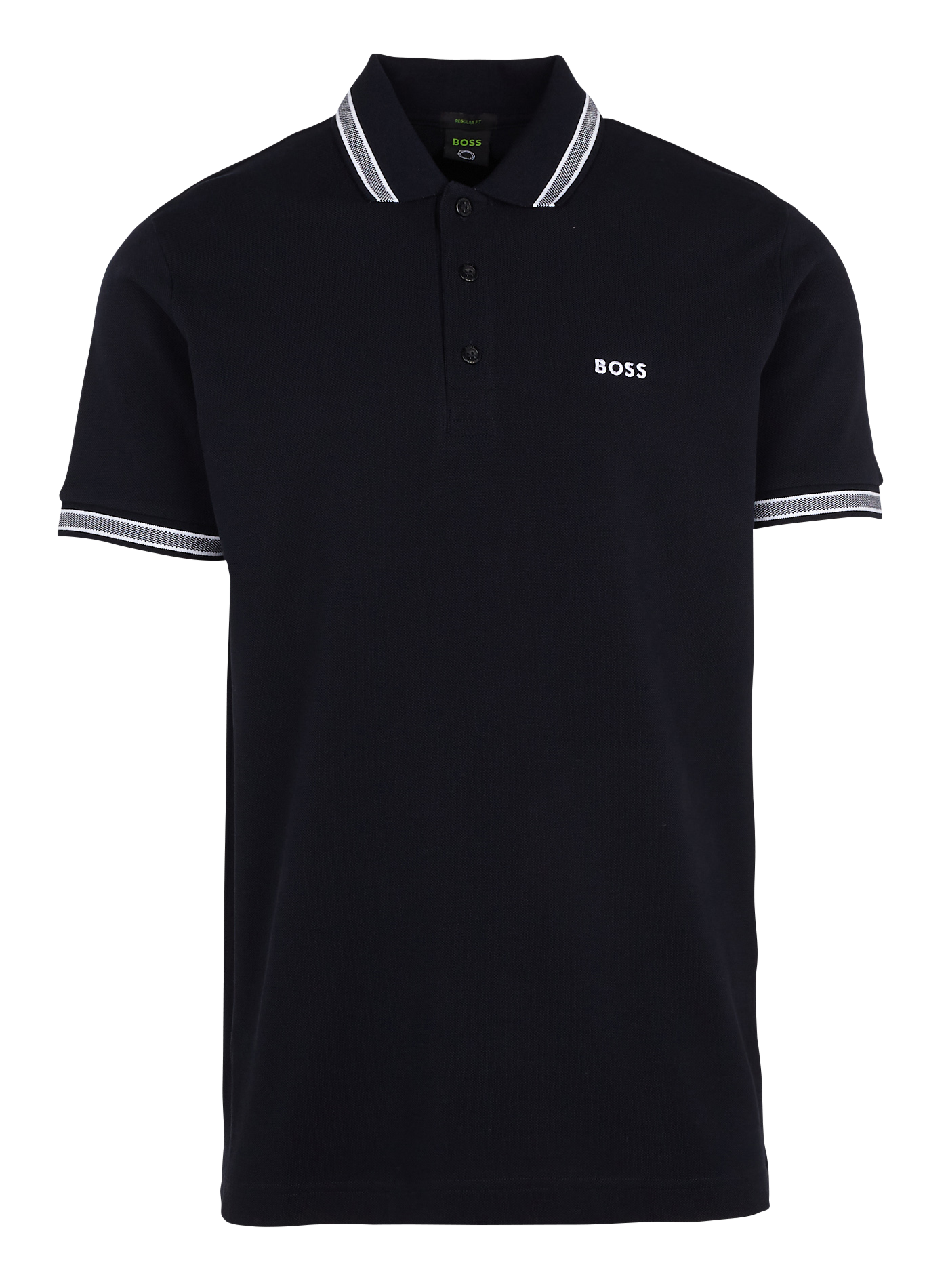 Polo regular fit en coton BOSS Bleu