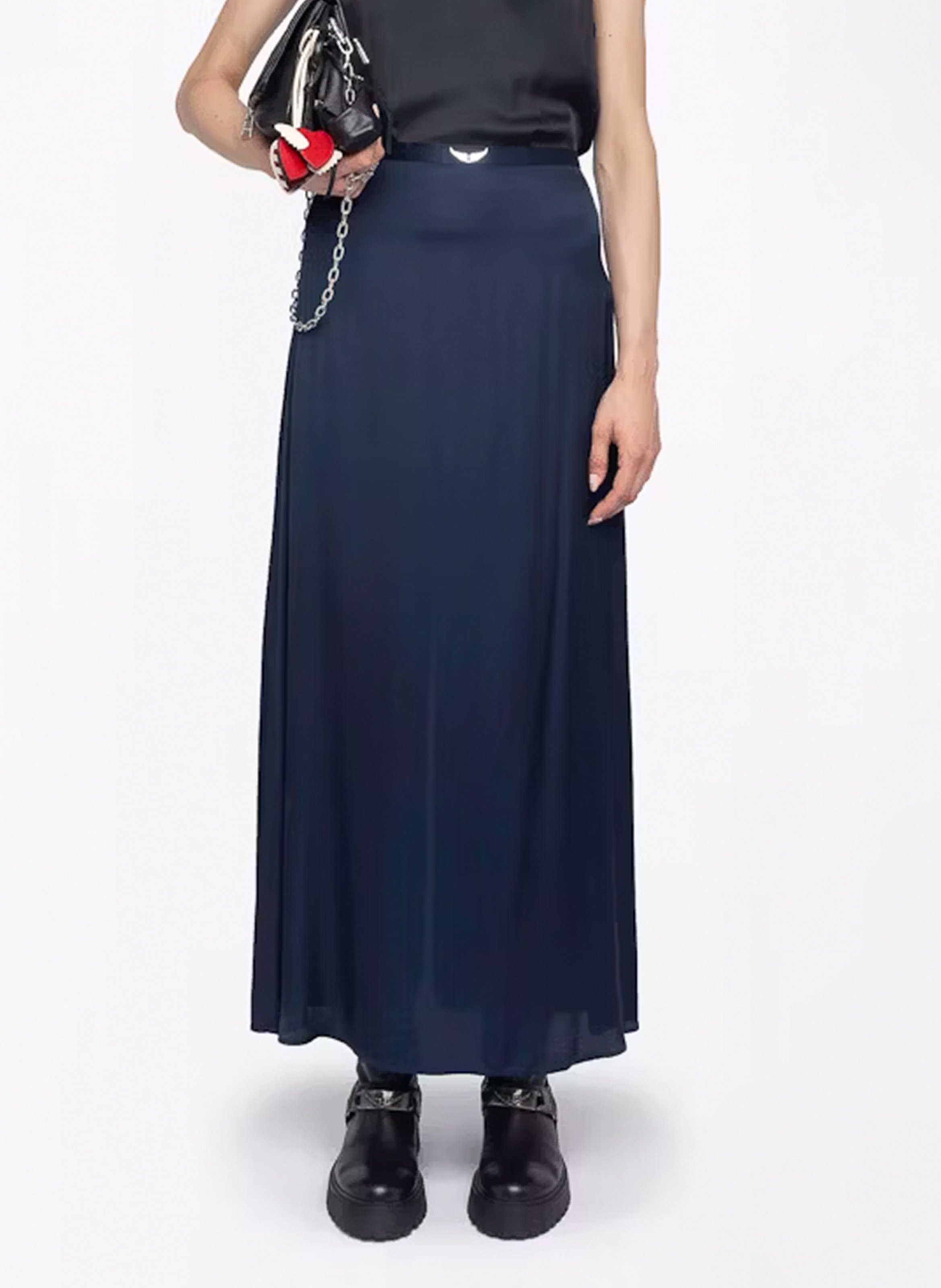 Jupe longue évasée fluide jimeno ZADIG&VOLTAIRE Bleu