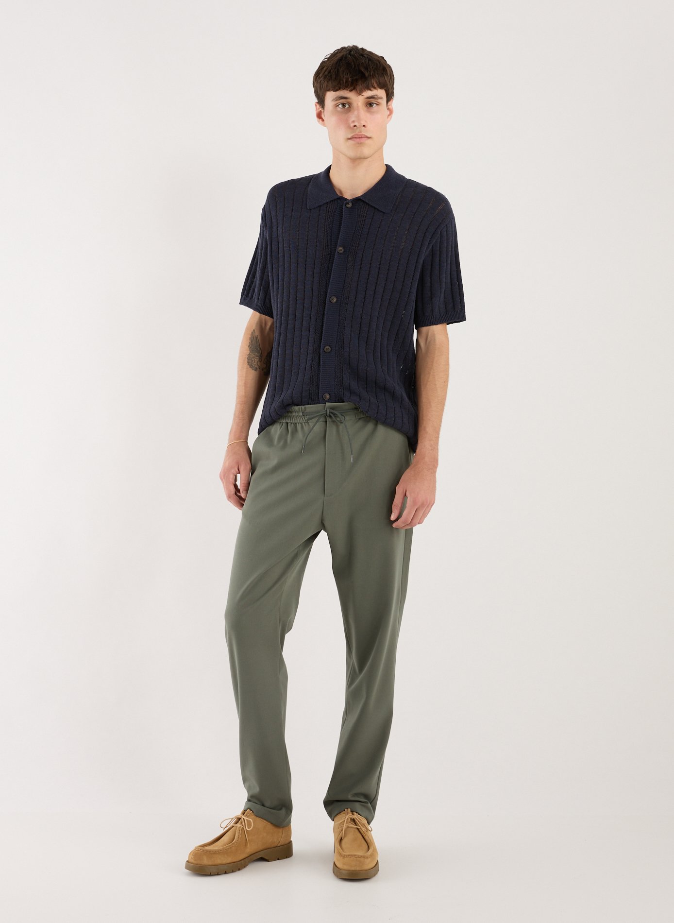 Chemise en maille  LES DEUX Bleu