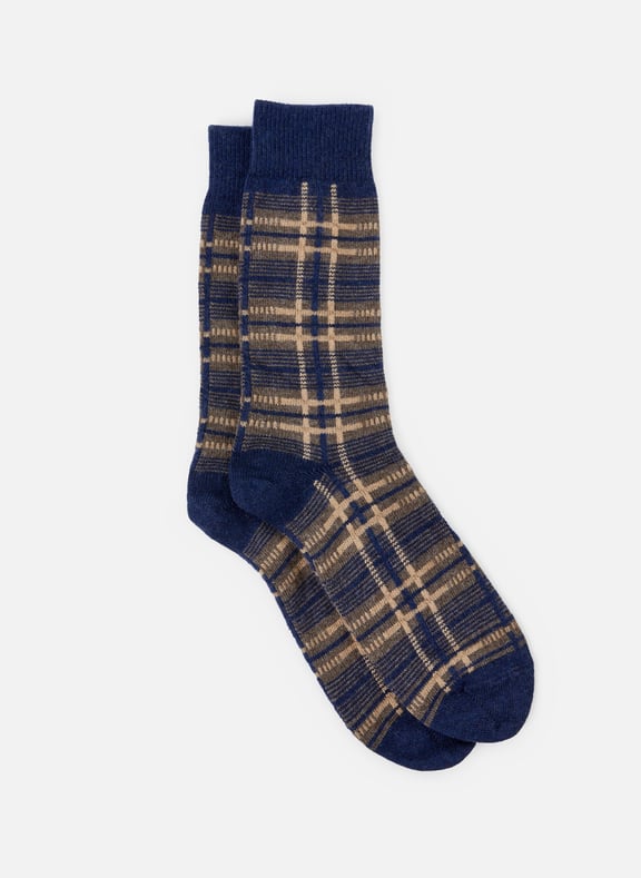 Chaussettes en laine mélangée Bleu by BLEUFORÊT BLEUFORÊT Chaussettes en laine mélangée Bleu