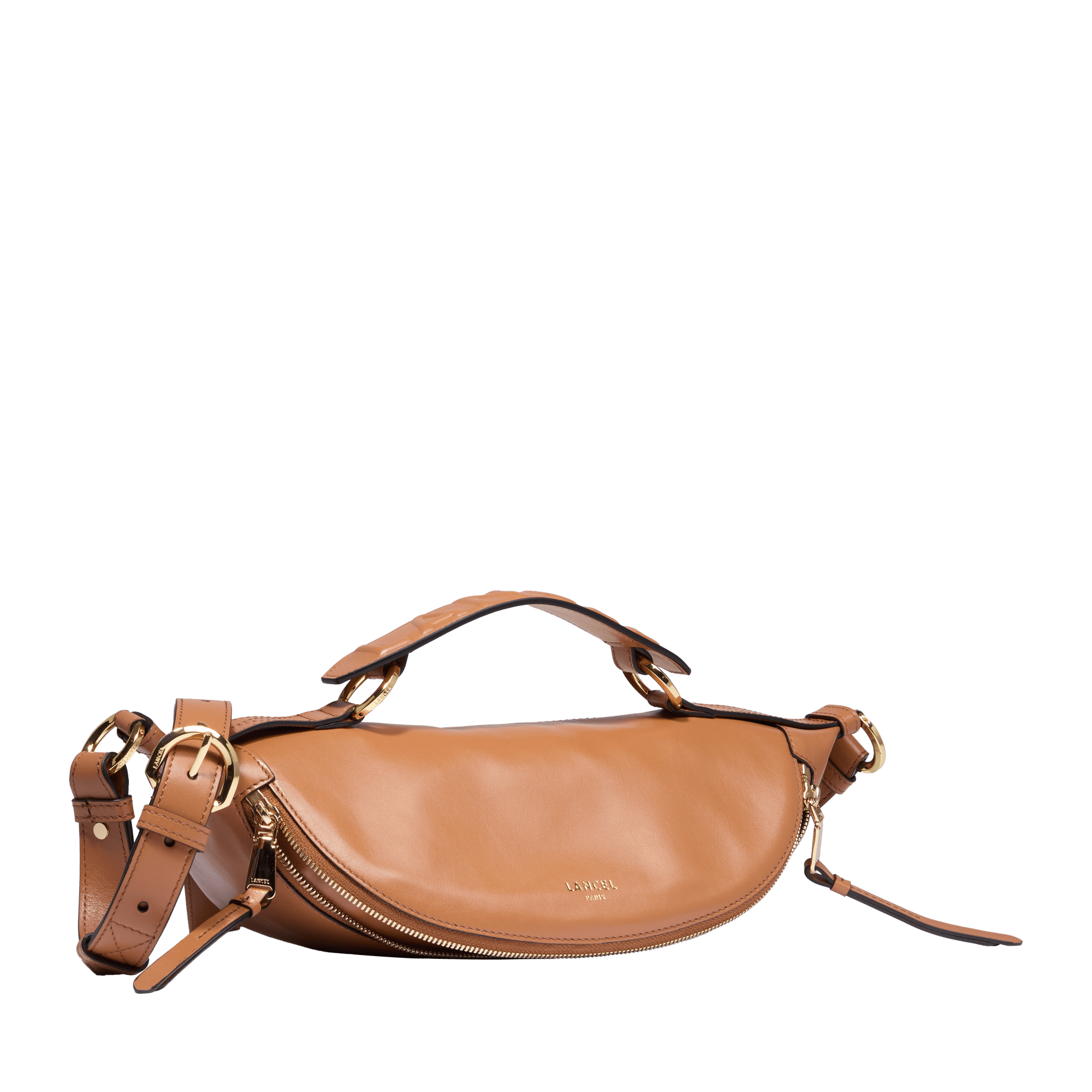 Sac porté croisé s - origami de lancel LANCEL Marron