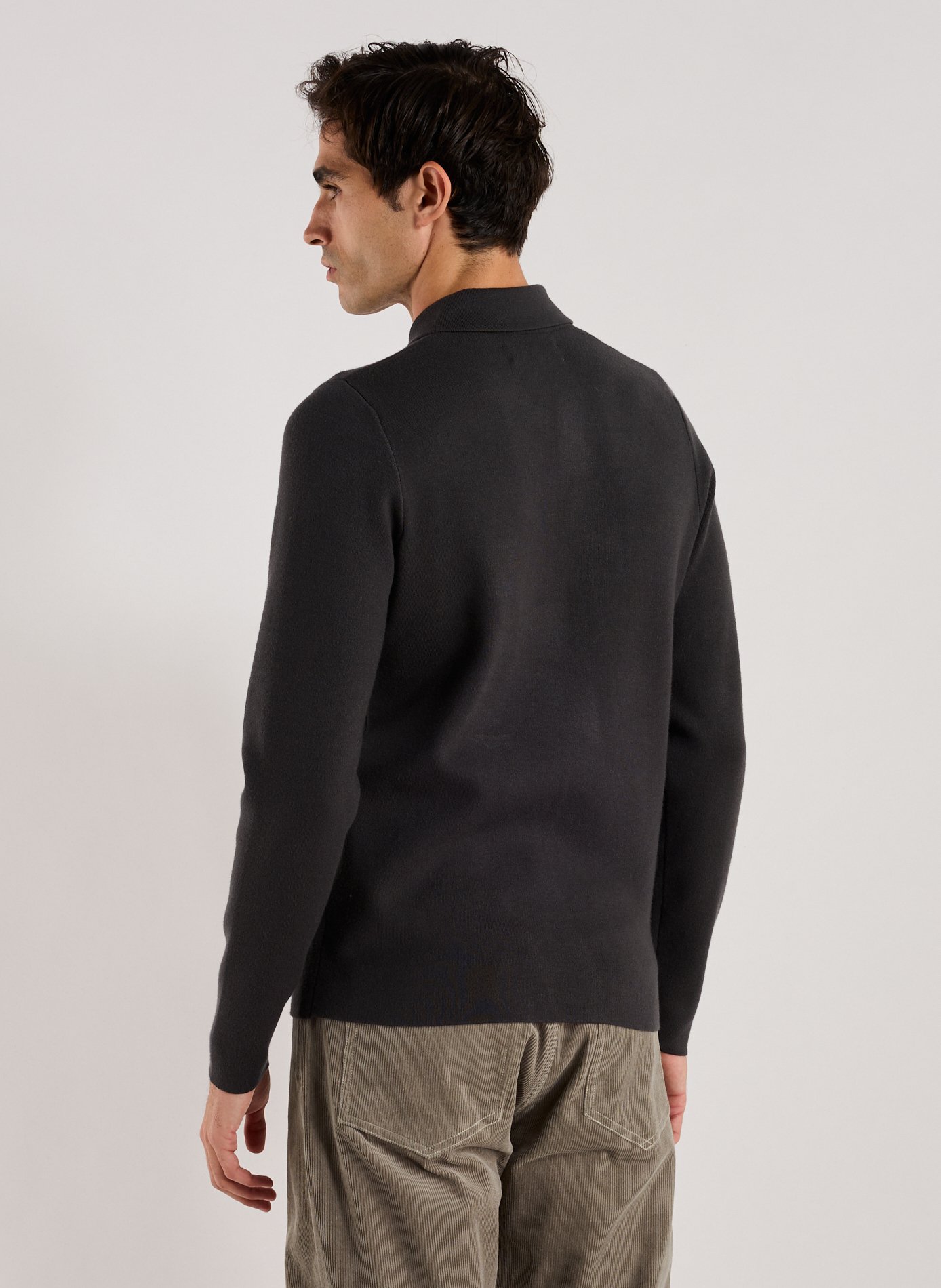 Pull polo droit SAMSOE SAMSOE Gris