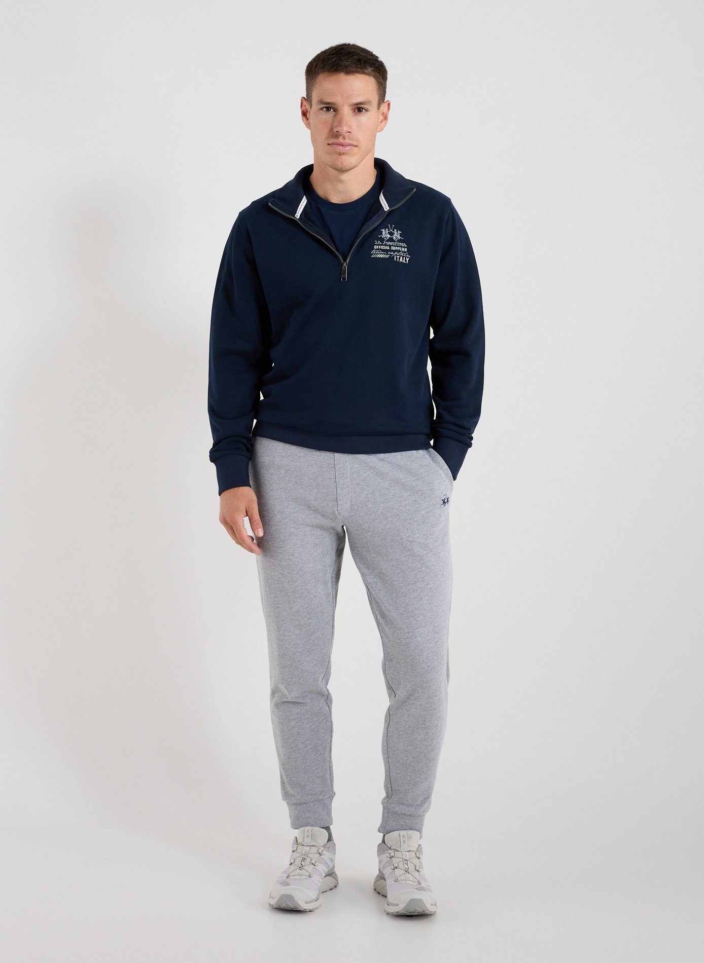 Cotton sweatshirt LA MARTINA Blue