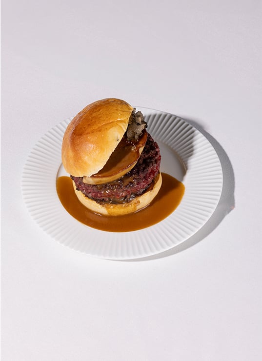 burger boeuf foie gras